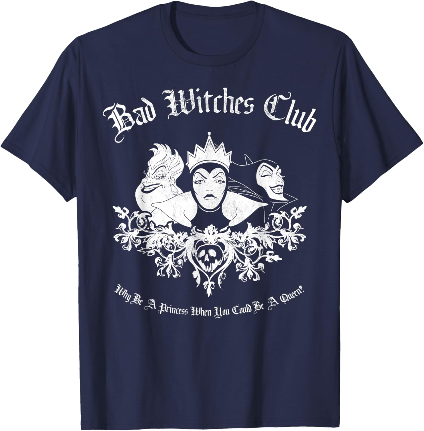 Disney Villains Bad Witches Club Vintage T-Shirt for Fans and Collectors - 1