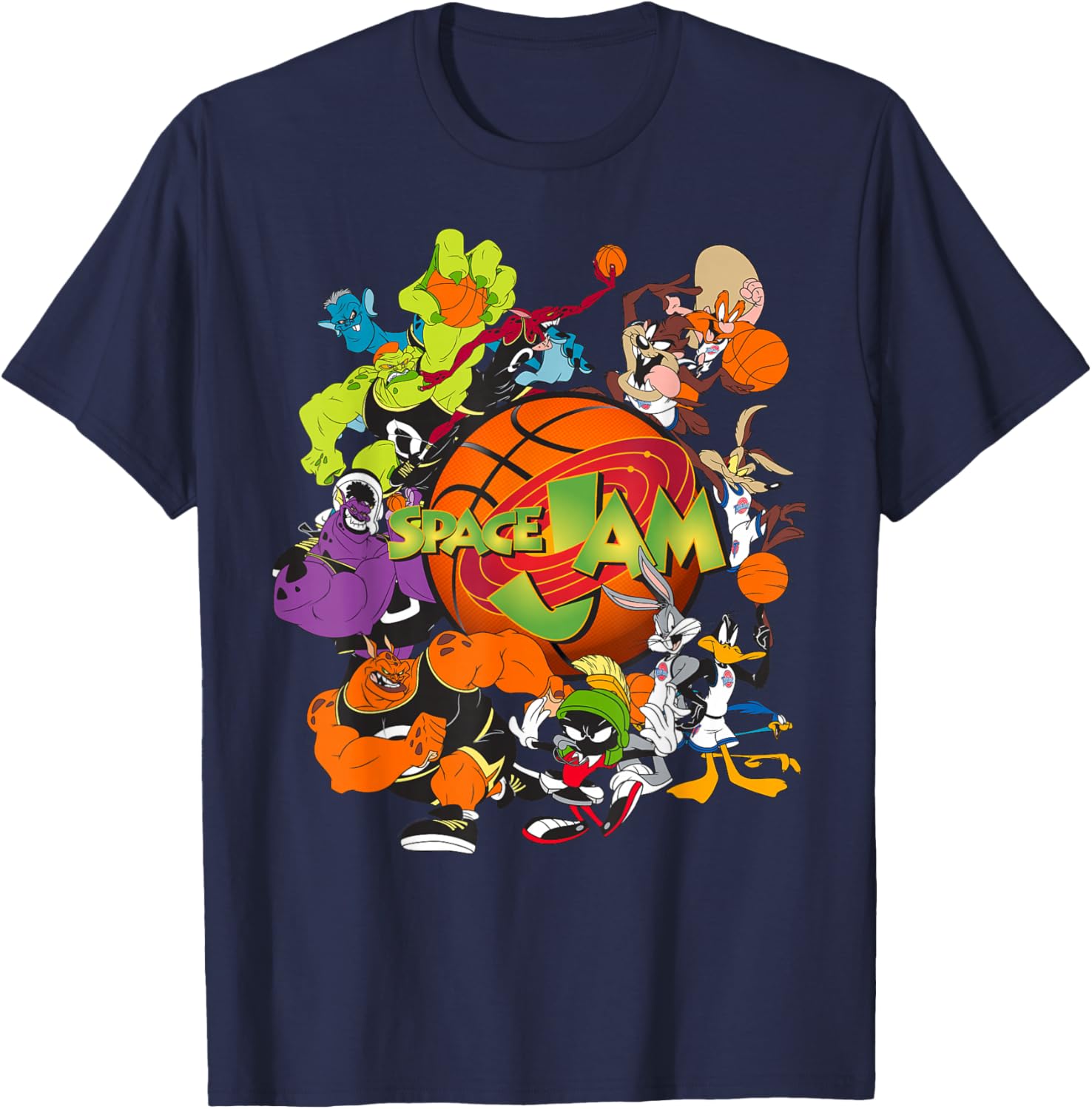 Space Jam Monstars and Tune Squad T-Shirt for Fans and Players - 5