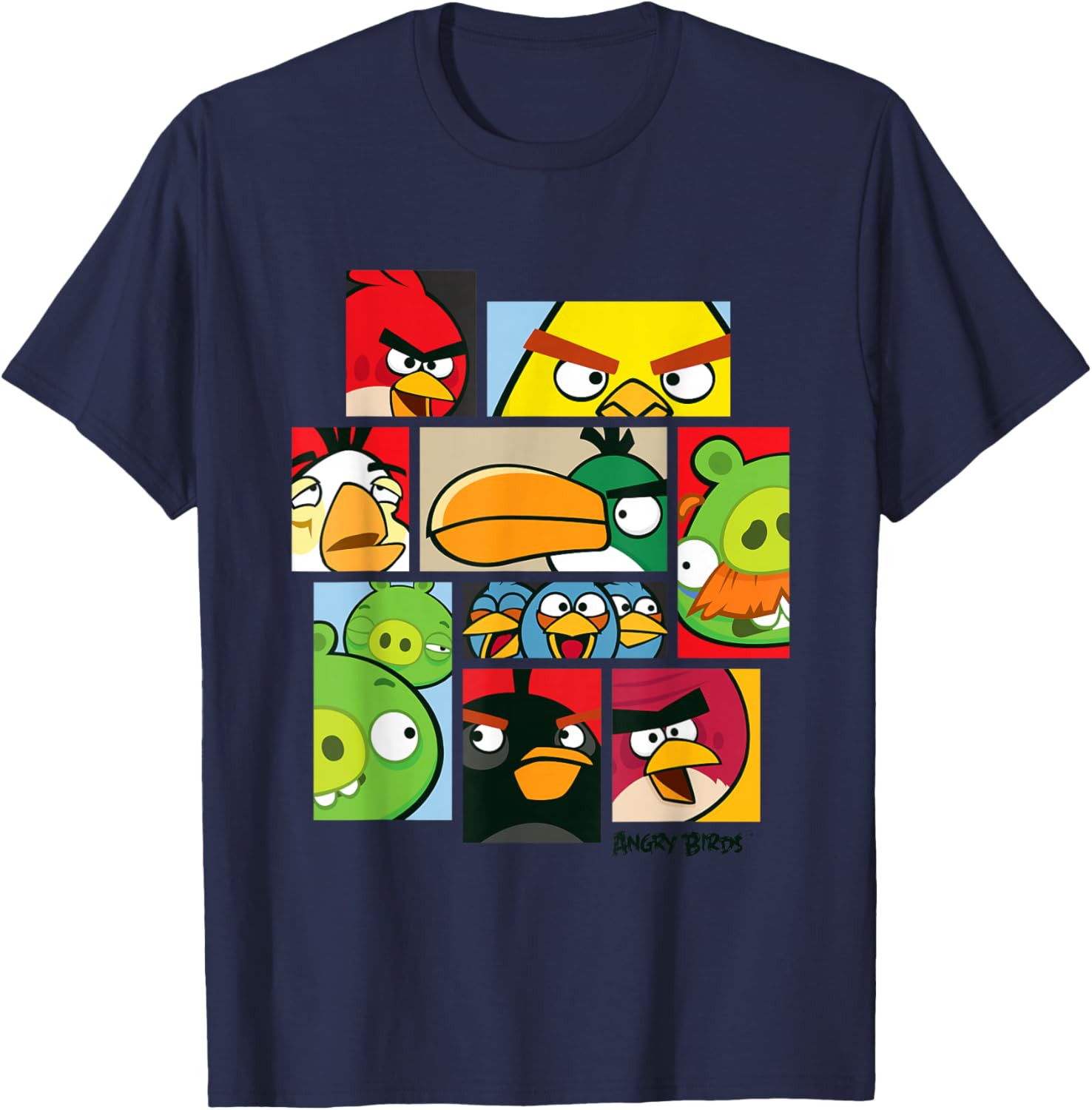 Angry Birds Collage T-Shirt Official Merchandise for Fun Fashion Lovers - 2