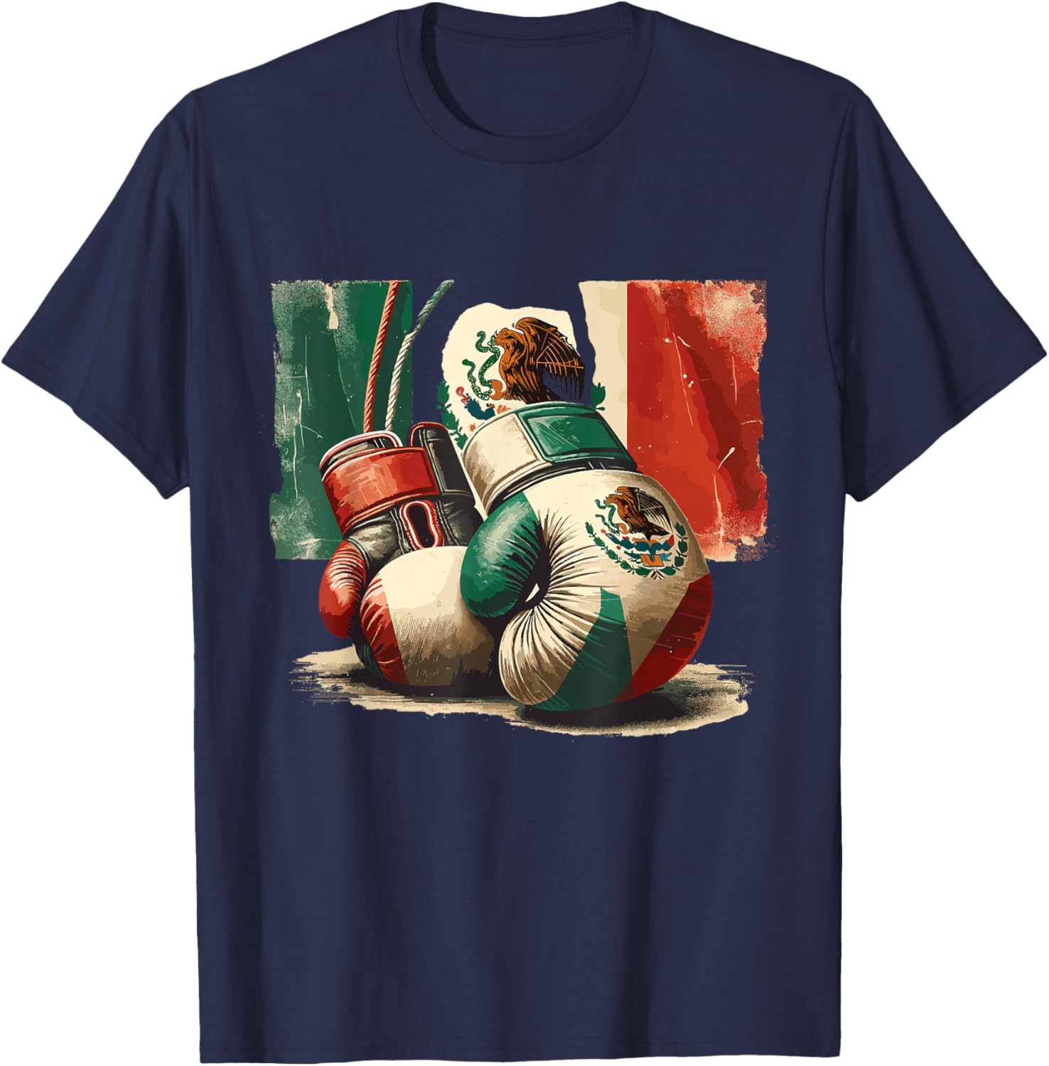 Boxing Mexico T-Shirt Stylish Graphic Tee for Fans of Boxing and Culture - 24