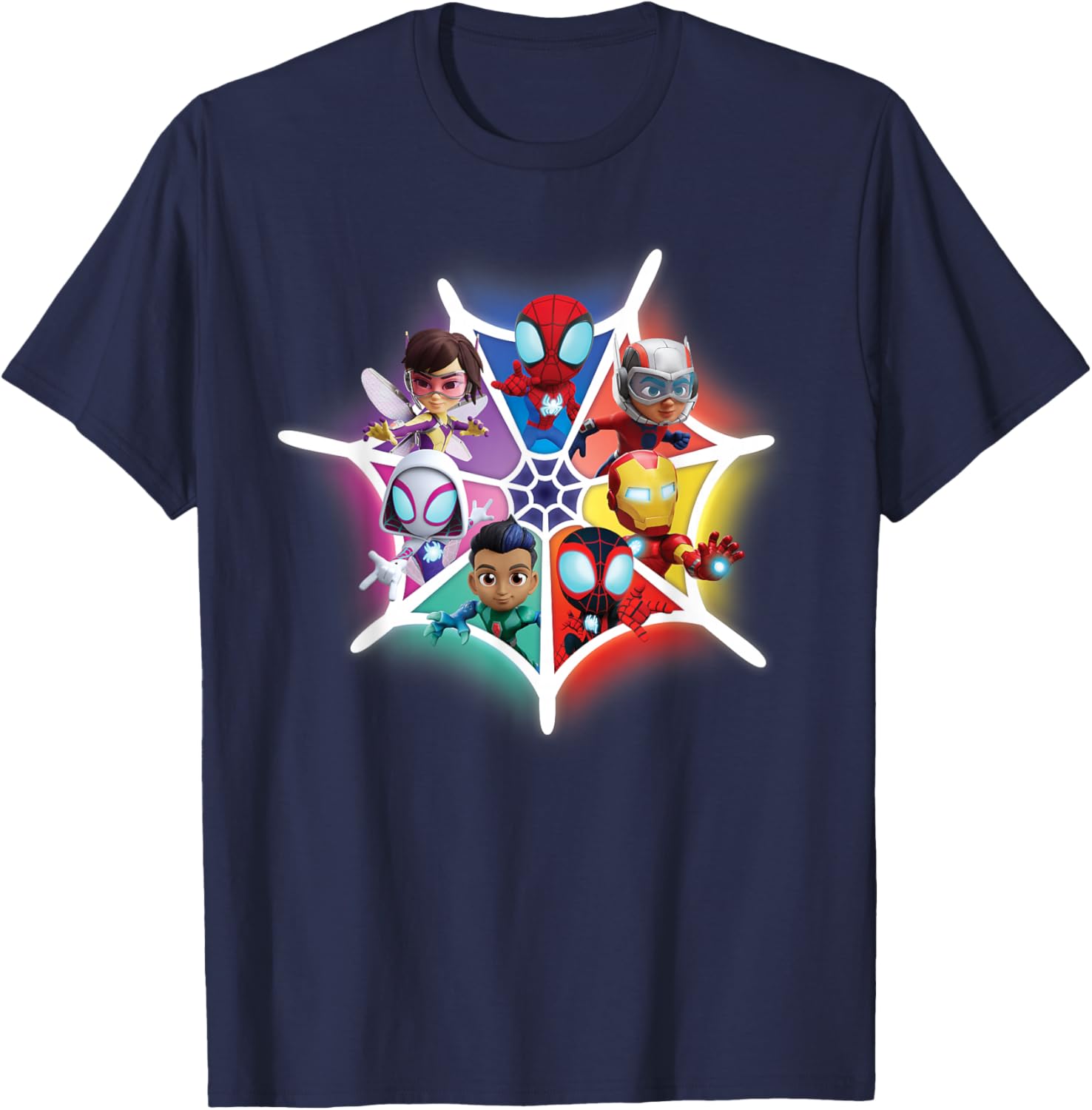 Marvel Spidey and Friends Avengers Team-Up T-Shirt for Kids and Adults - 10