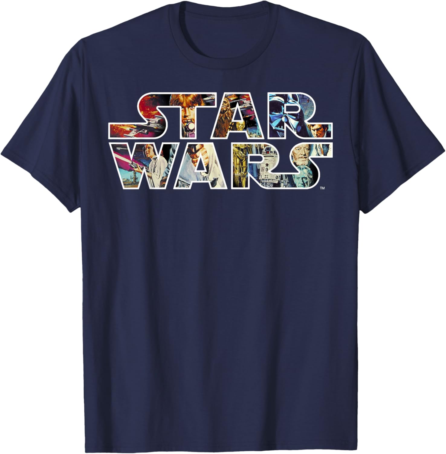 Star Wars Classic Movie Poster Logo Graphic T-Shirt for Fans of All Ages - 2