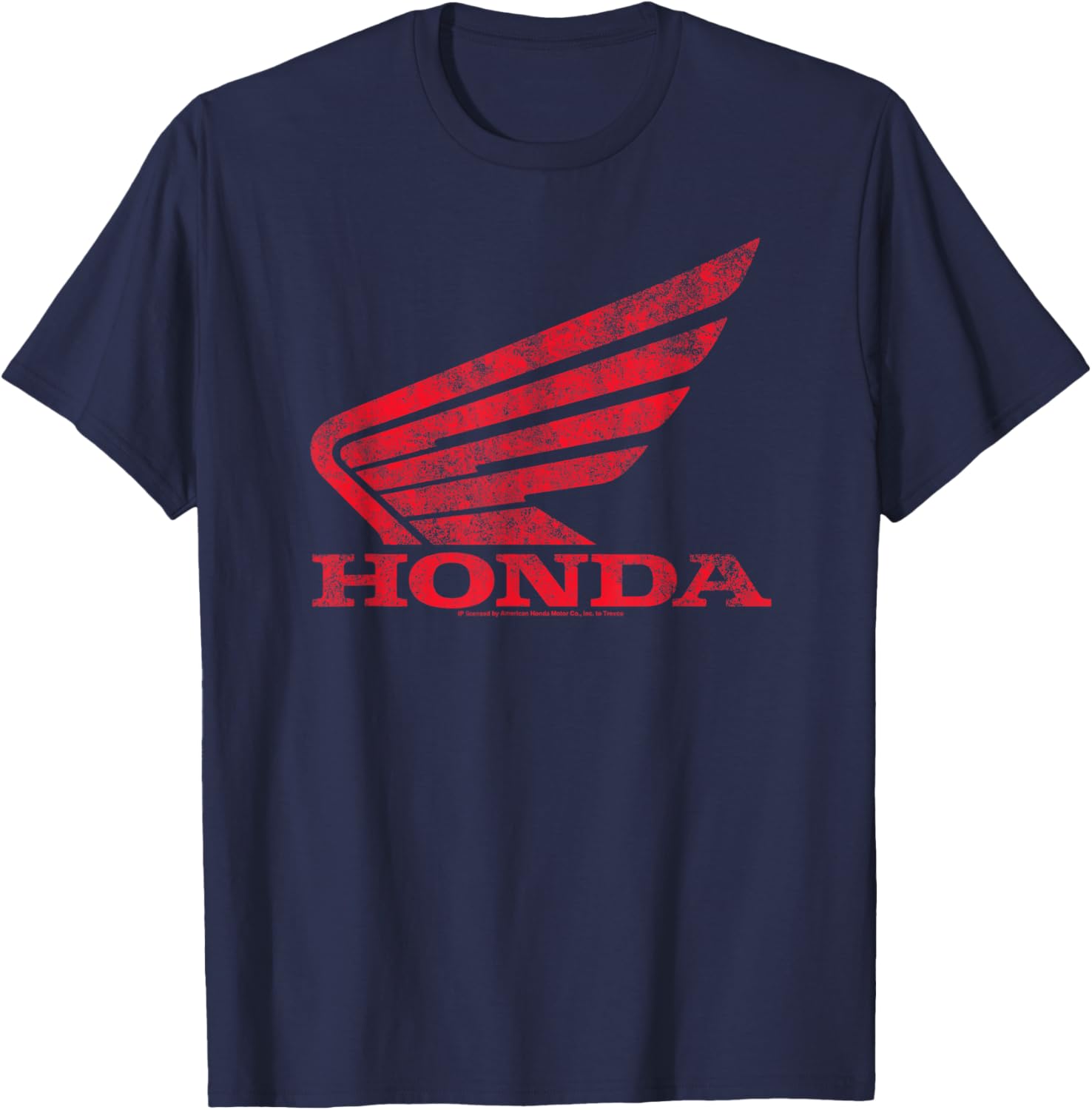 Honda Distressed Powersports Wing T-Shirt for Enthusiasts and Fans - 7