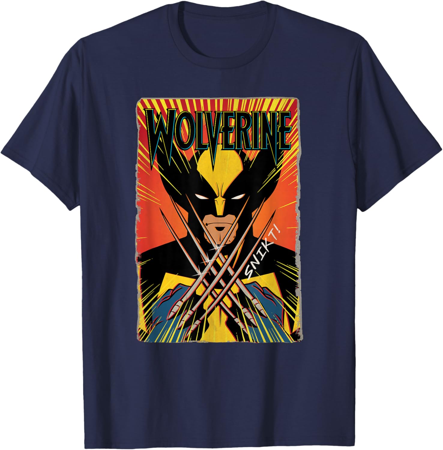 Vintage X-Men 97 Wolverine Claws Snikt T-Shirt for Marvel Fans - 11