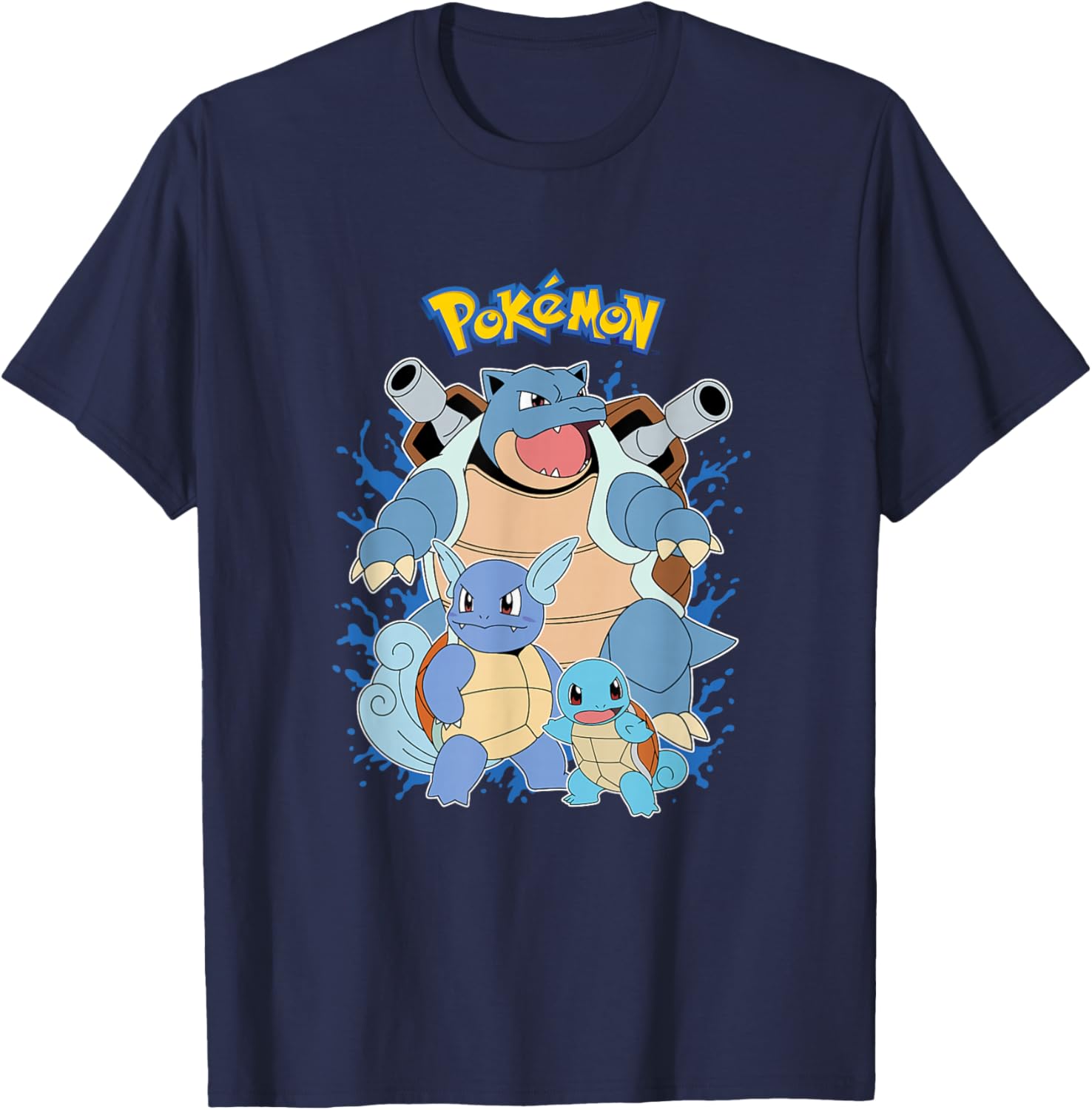 Squirtle Evolution T-Shirt for Pokémon Fans - Fun Graphic Tee Design - 11