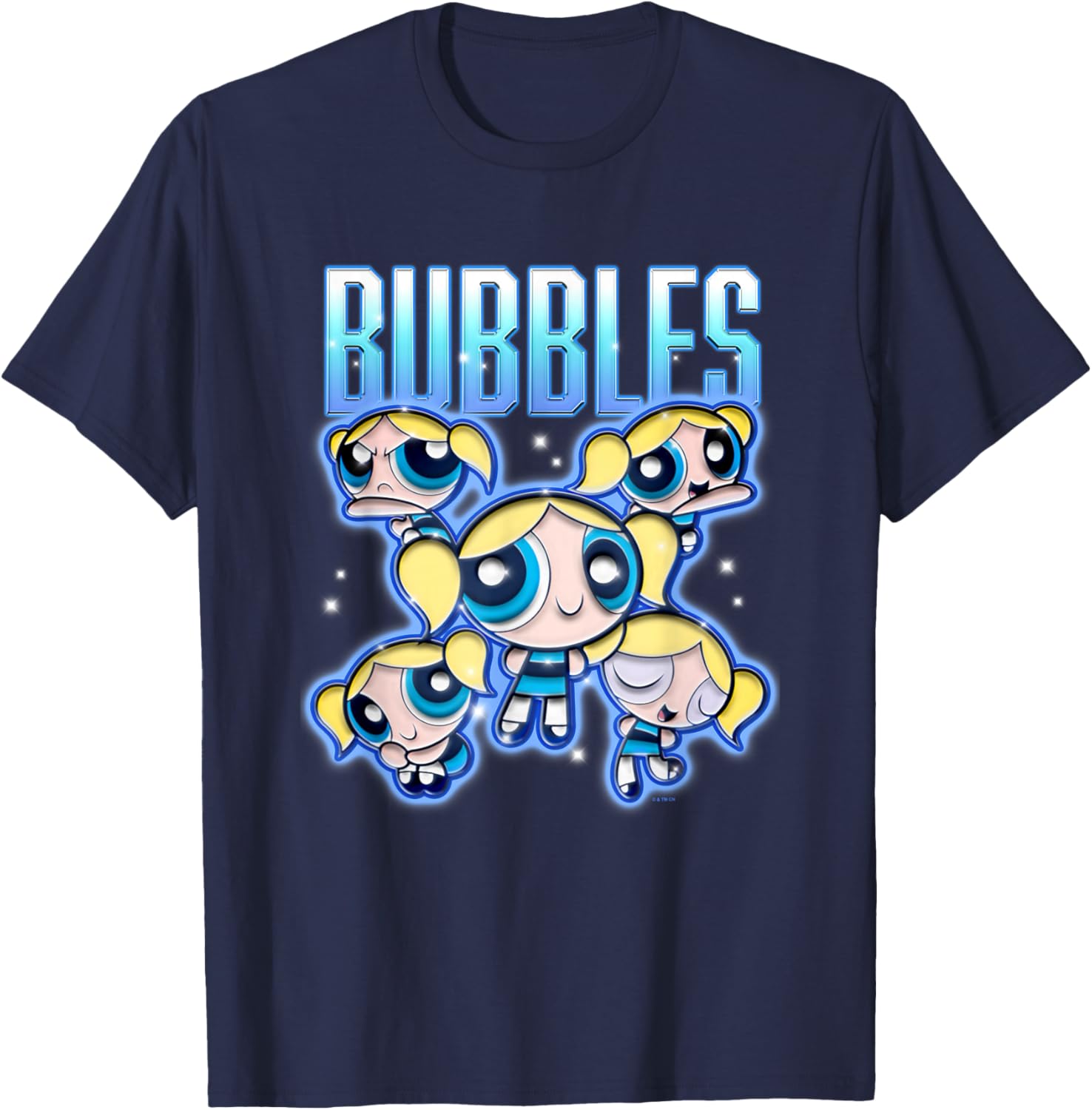 Powerpuff Girls Bubbles Multi Pose T-Shirt for Fun and Stylish Outfits - 7