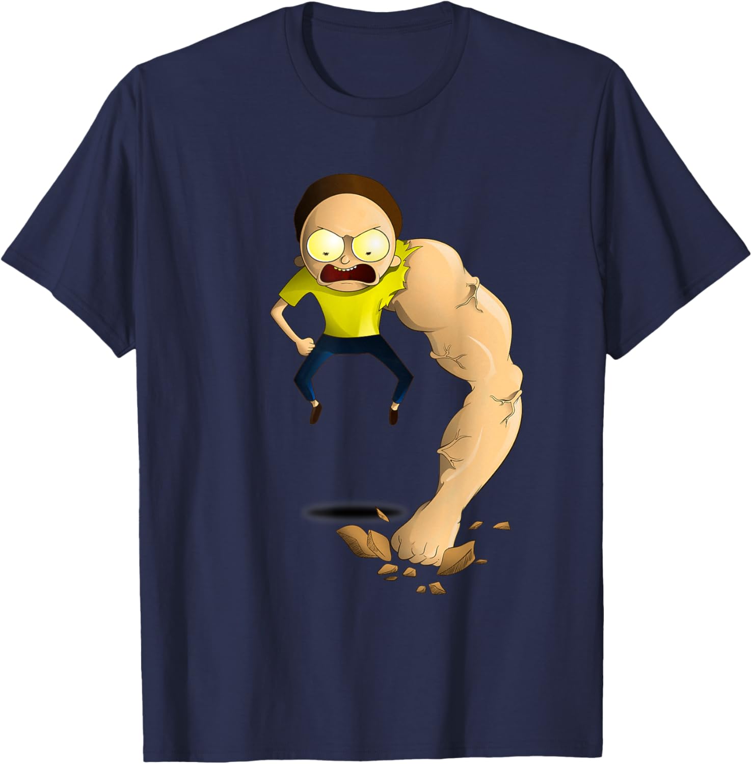 Rick and Morty Armothy Muscle T-Shirt Fun Graphic Tee for Fans - 1