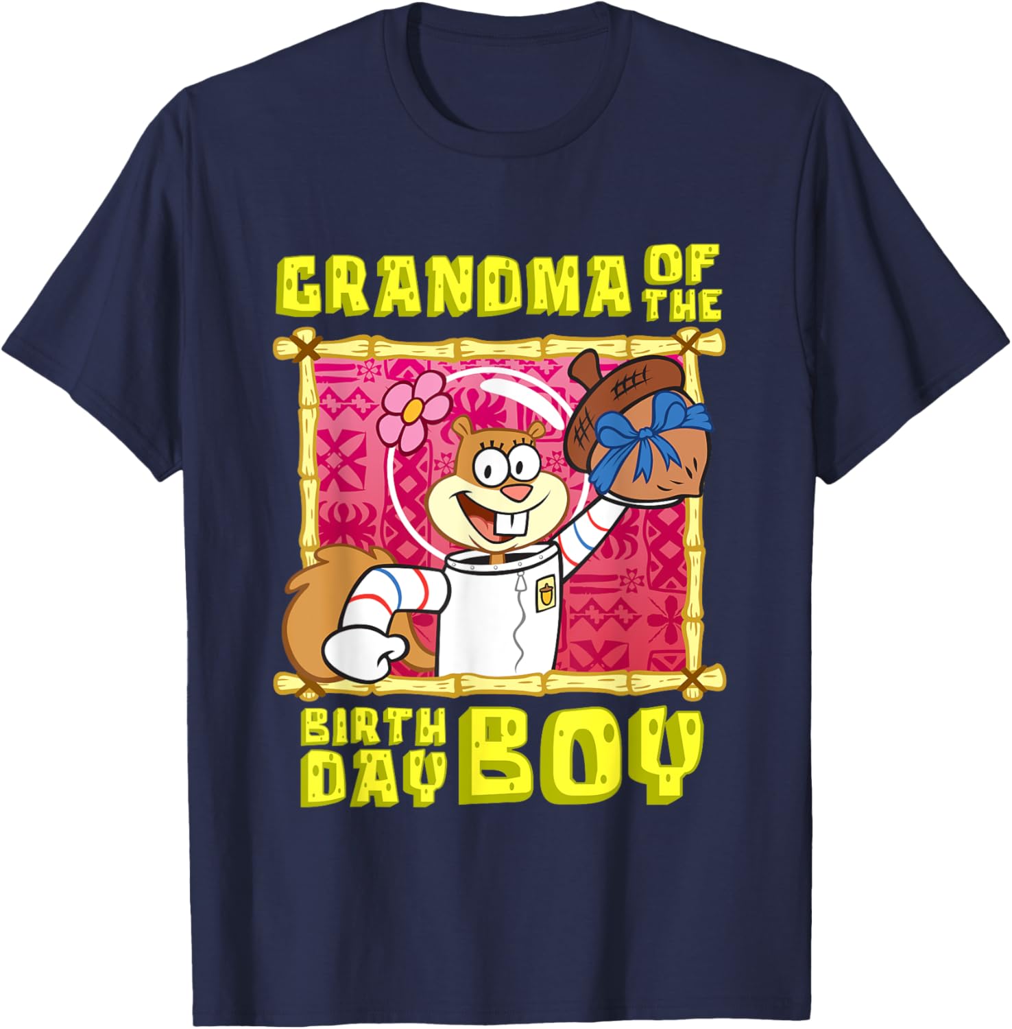 Mademark SpongeBob Sandy Grandma Birthday Boy T-Shirt Gift for Grandma - 2
