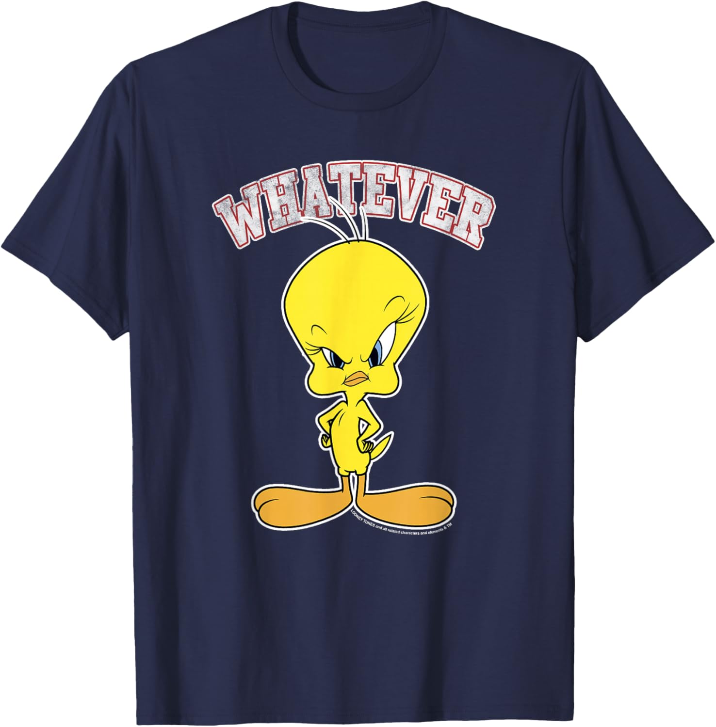 Looney Tunes Tweety Mad Face T-Shirt for Fun Casual Wear - 1