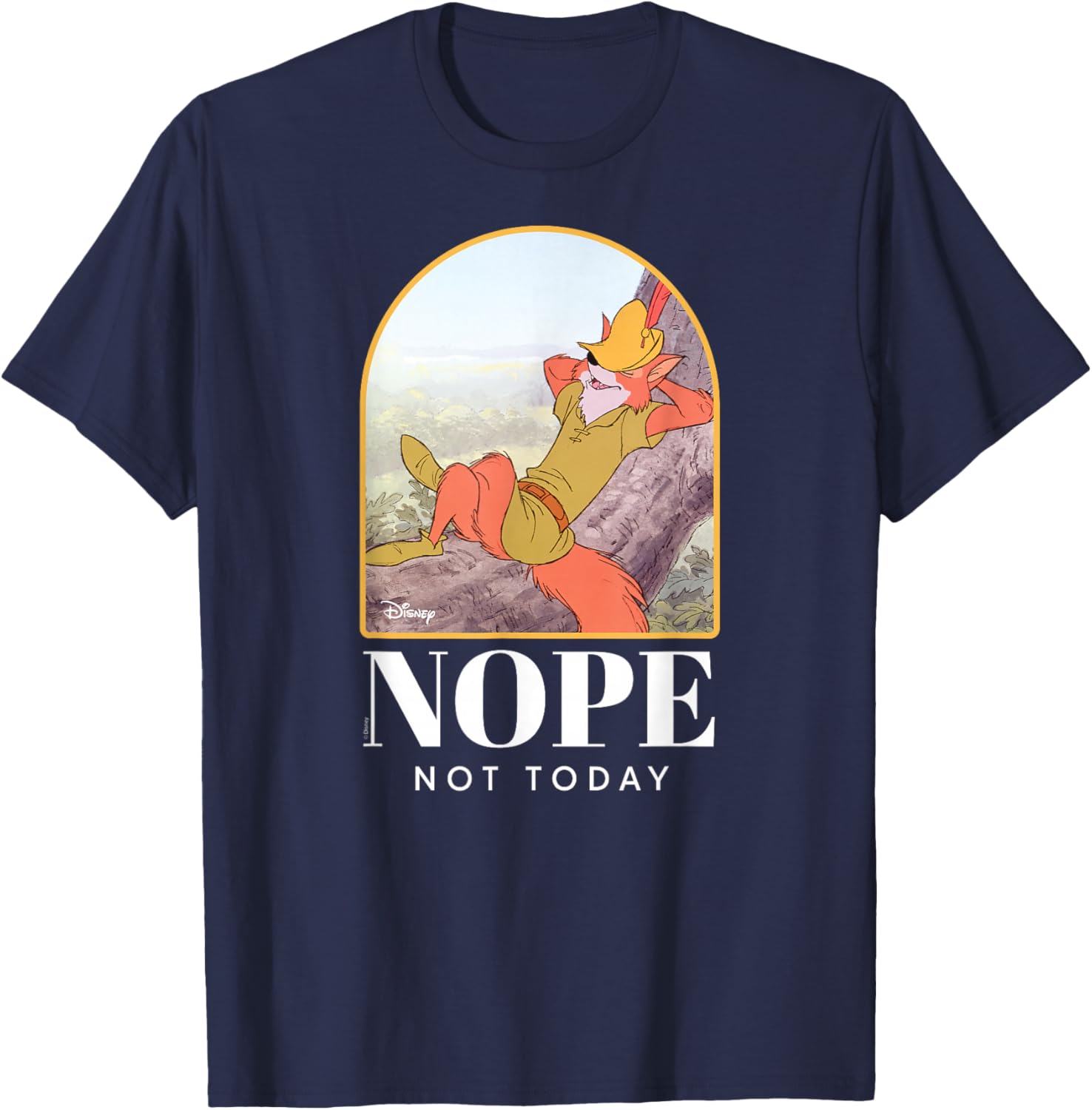Robin Hood Nope Not Today T-Shirt Cool Graphic Tee for Fun Outfits - 2