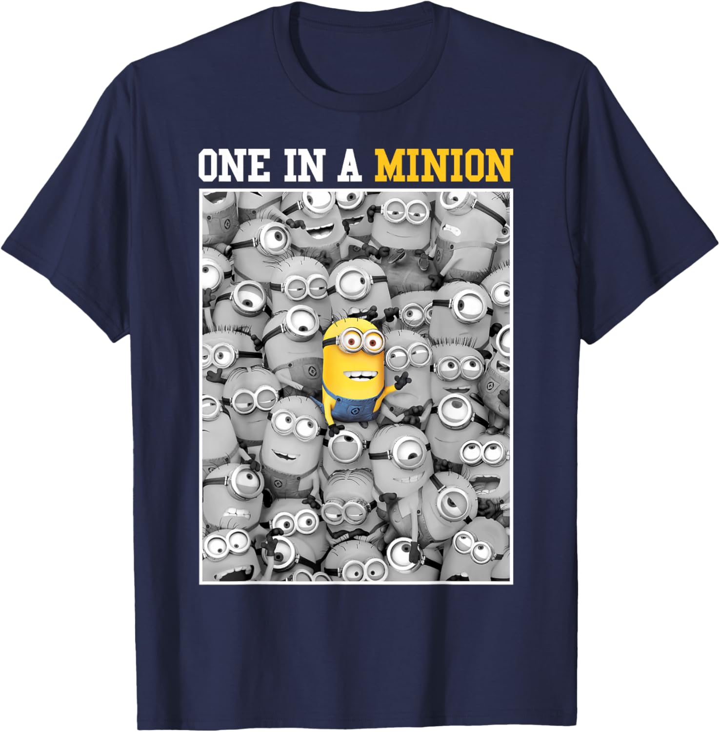 Despicable Me Minions One In A Minion Color Pop Portrait T-Shirt - 9