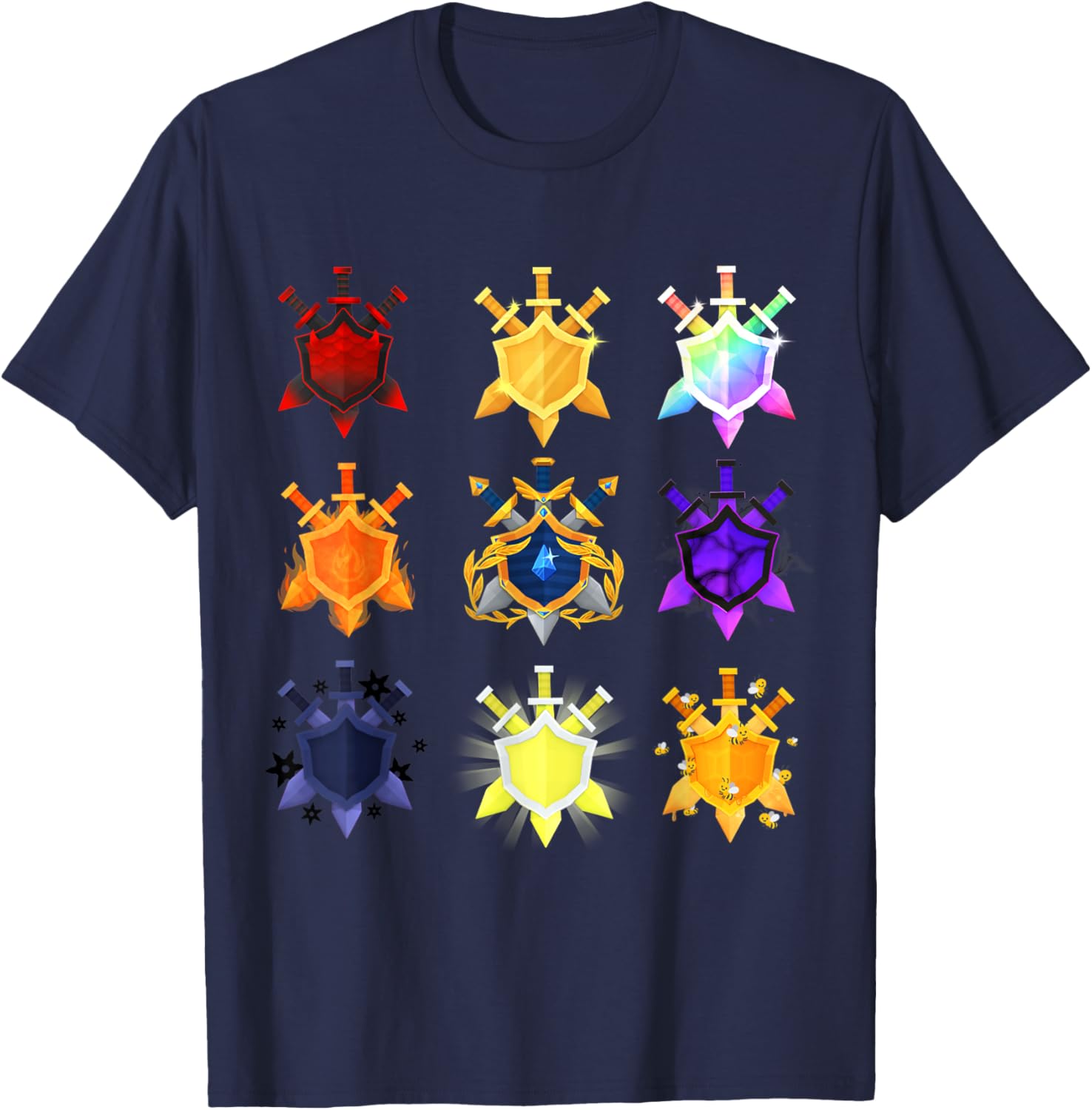 Treasure Quest Emblems T-Shirt for Adventure Lovers and Gamers - 5