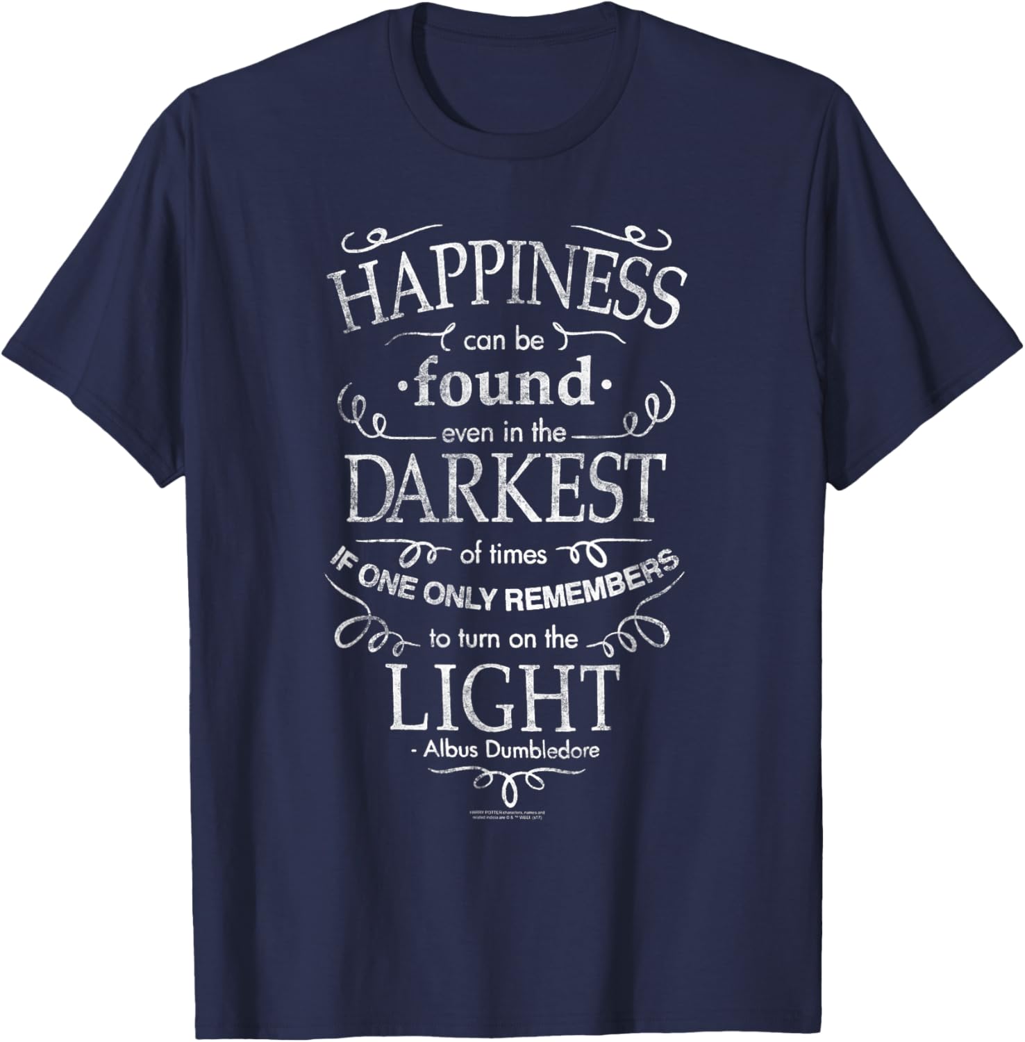 Harry Potter Happiness Quote T-Shirt for Magical Fans and Muggles - 8