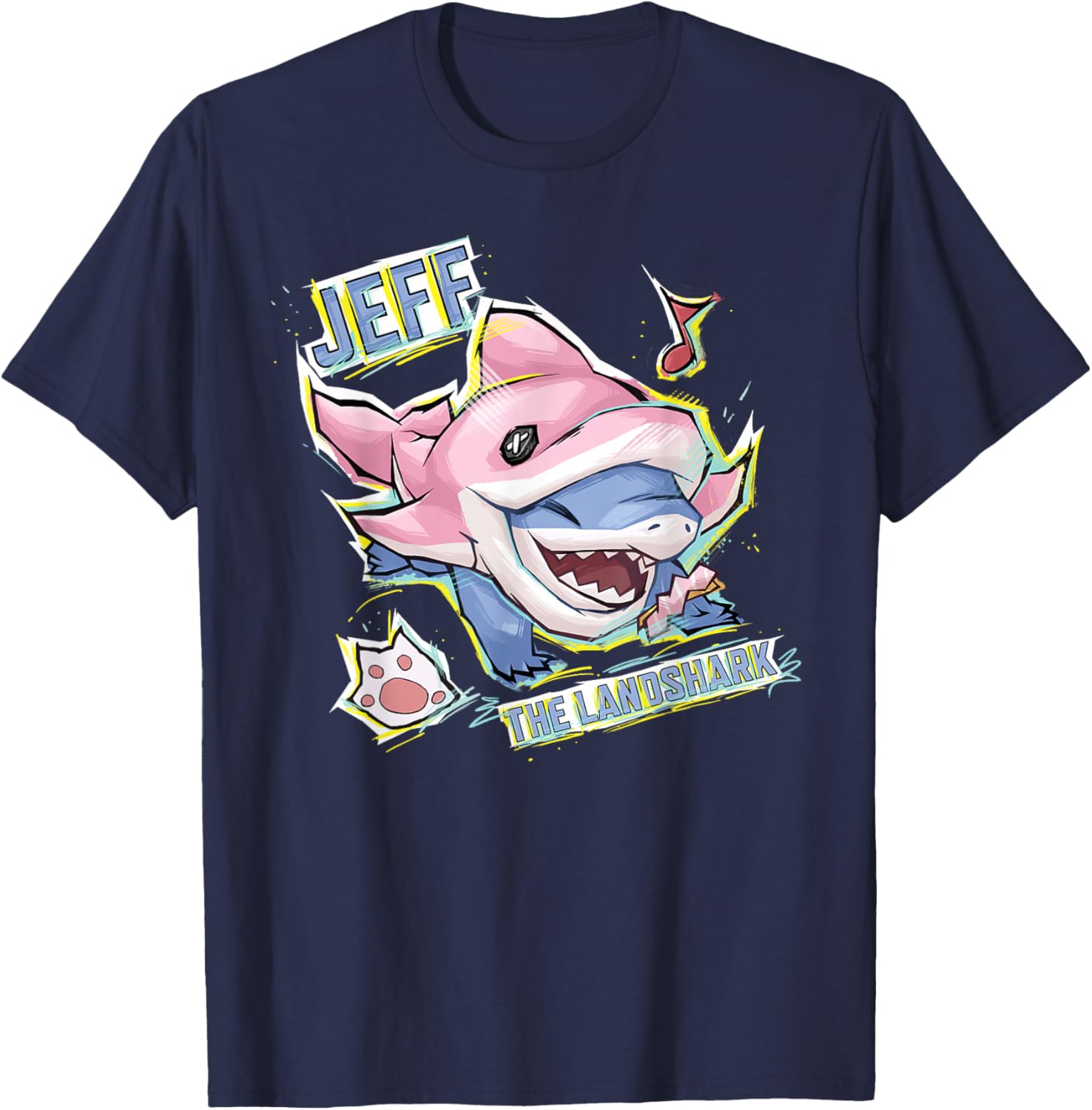 Marvel Rivals PVP Jeff the Land Shark Dolphin Skin T-Shirt for Fans - 11