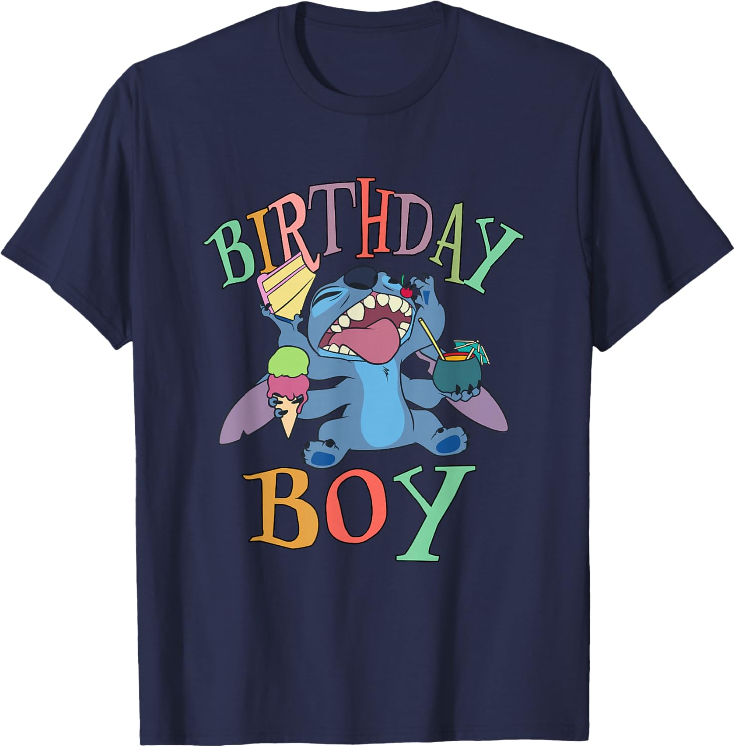 Disney Lilo and Stitch Birthday Boy T-Shirt with Fun Stitch Design - 6