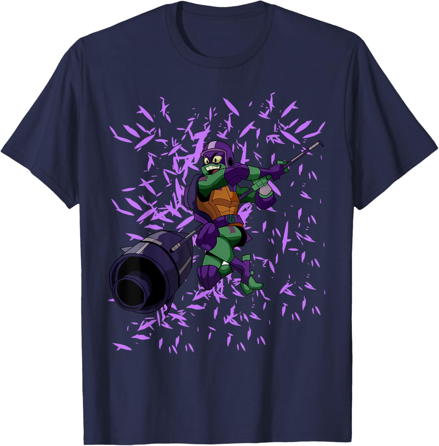 Mademark Teenage Mutant Ninja Turtles Donatello Flying Attack T-Shirt - 2