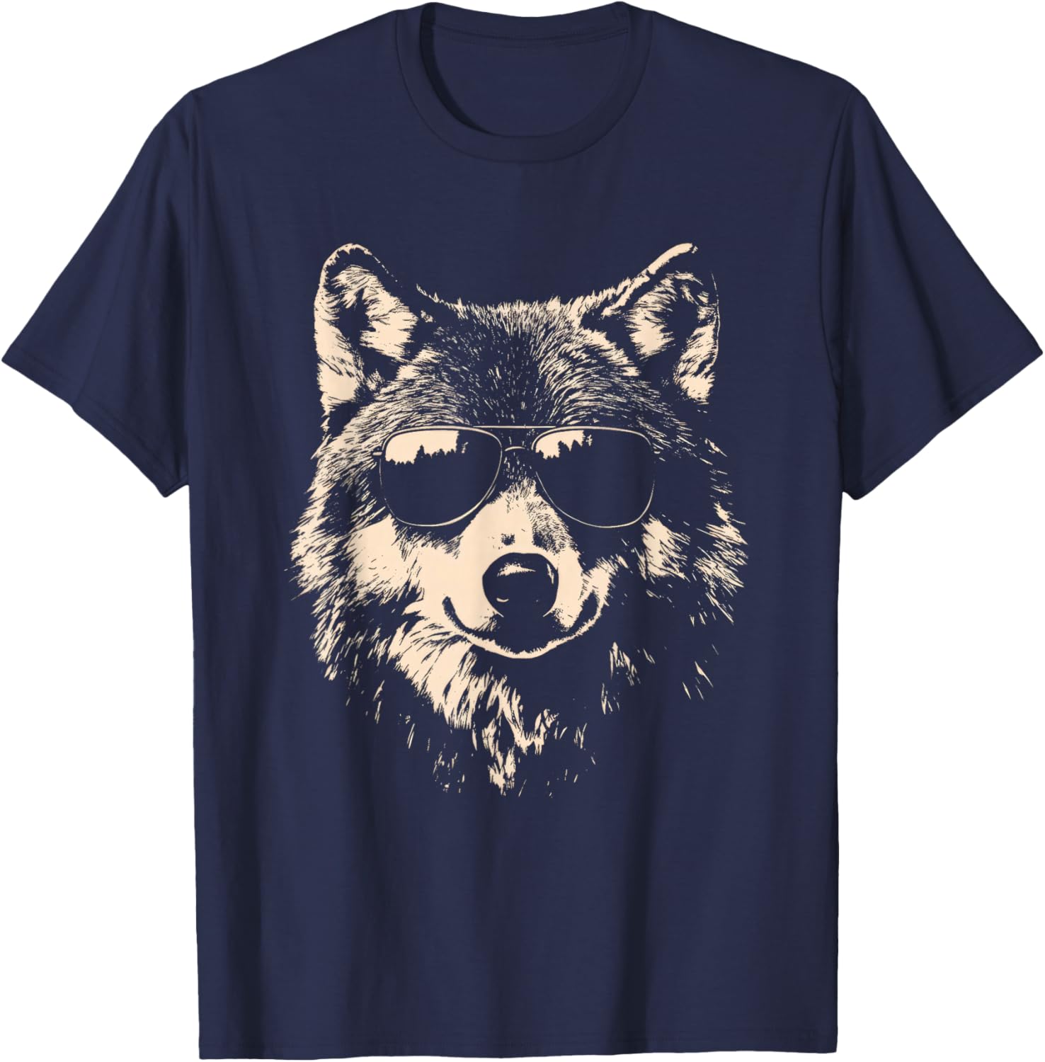 Funny Wolf Rock and Roll T-Shirt for Music Lovers and Wolf Fans - 5