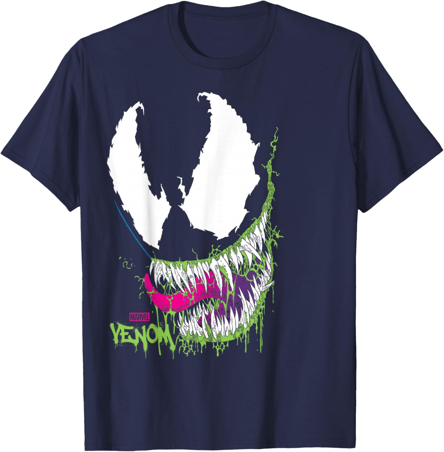 Venom Portrait T-Shirt for Marvel Fans - Stylish Graphic Tee for All - 3