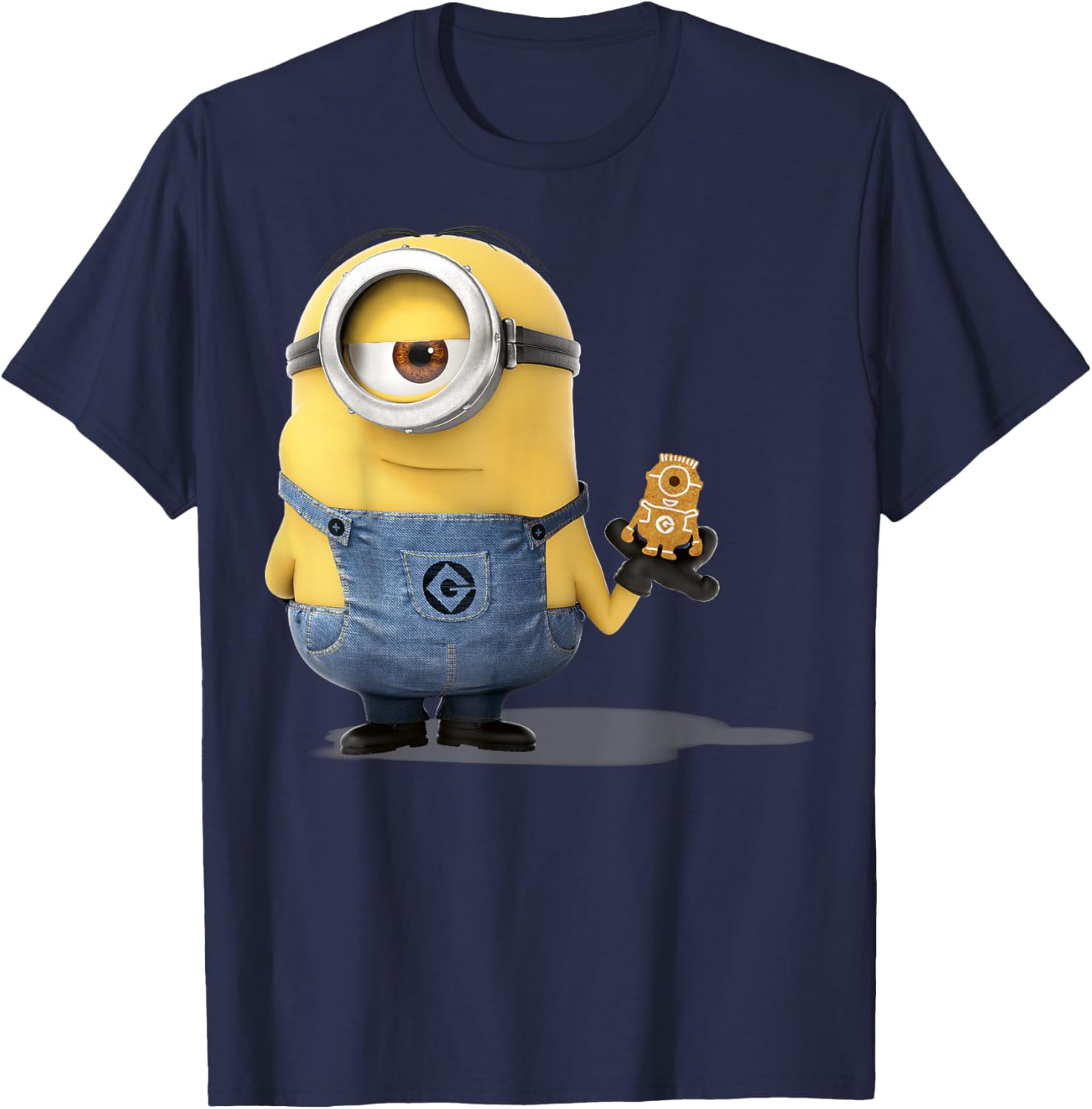 Despicable Me Minions Gingerbread Portrait T-Shirt Fun Holiday Gear - 10