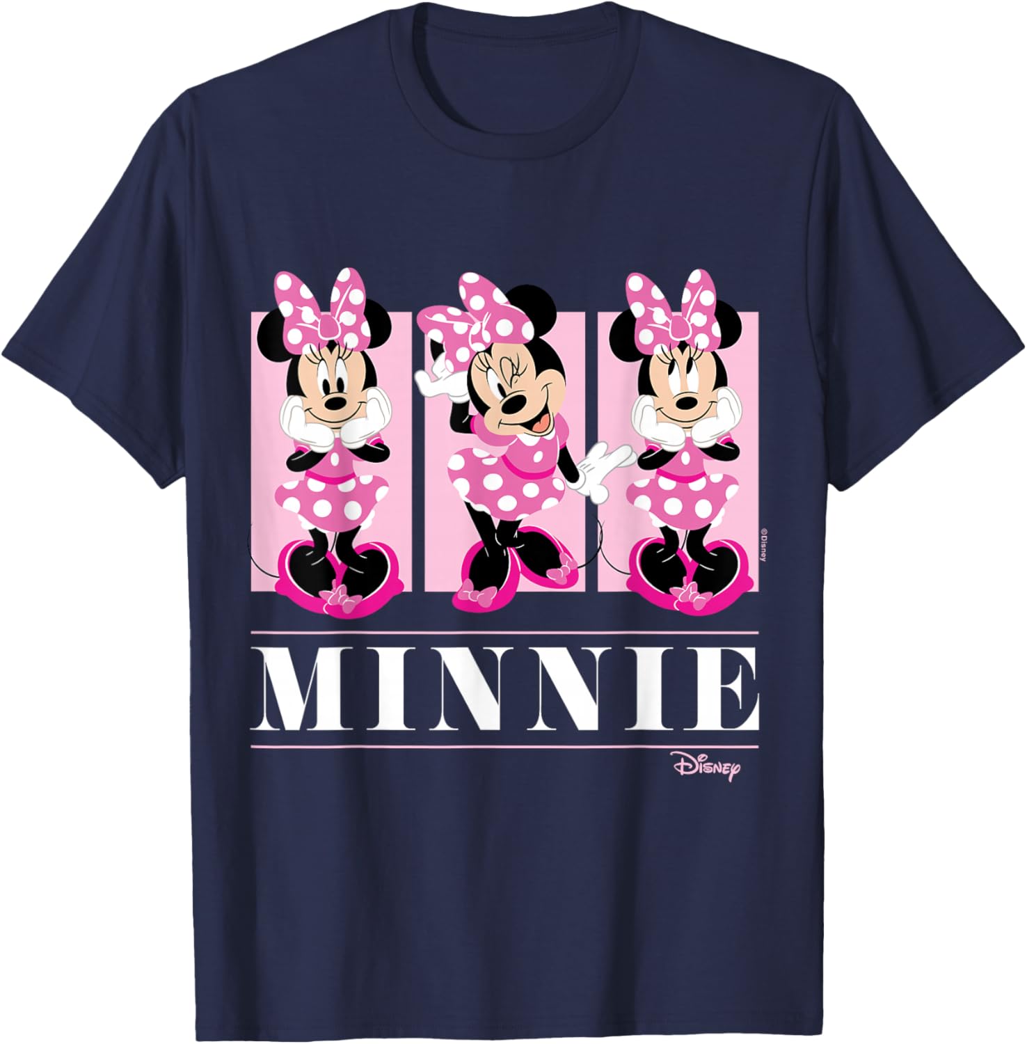Minnie Mouse Pink Grid T-Shirt for Kids Stylish Disney Fashion - 6