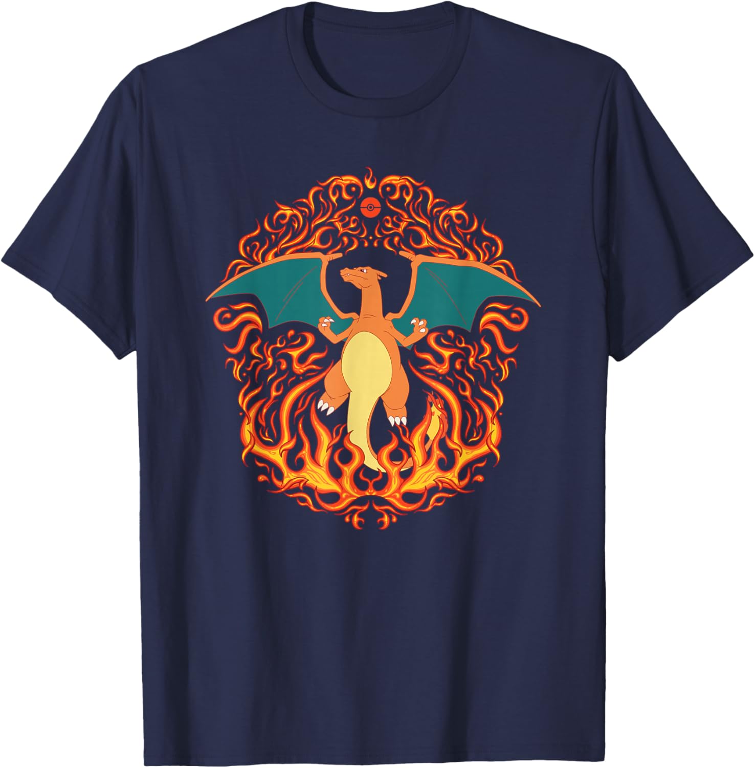 Pokémon Charizard Fire Type Generation 1 T-Shirt for Fans and Collectors - 5