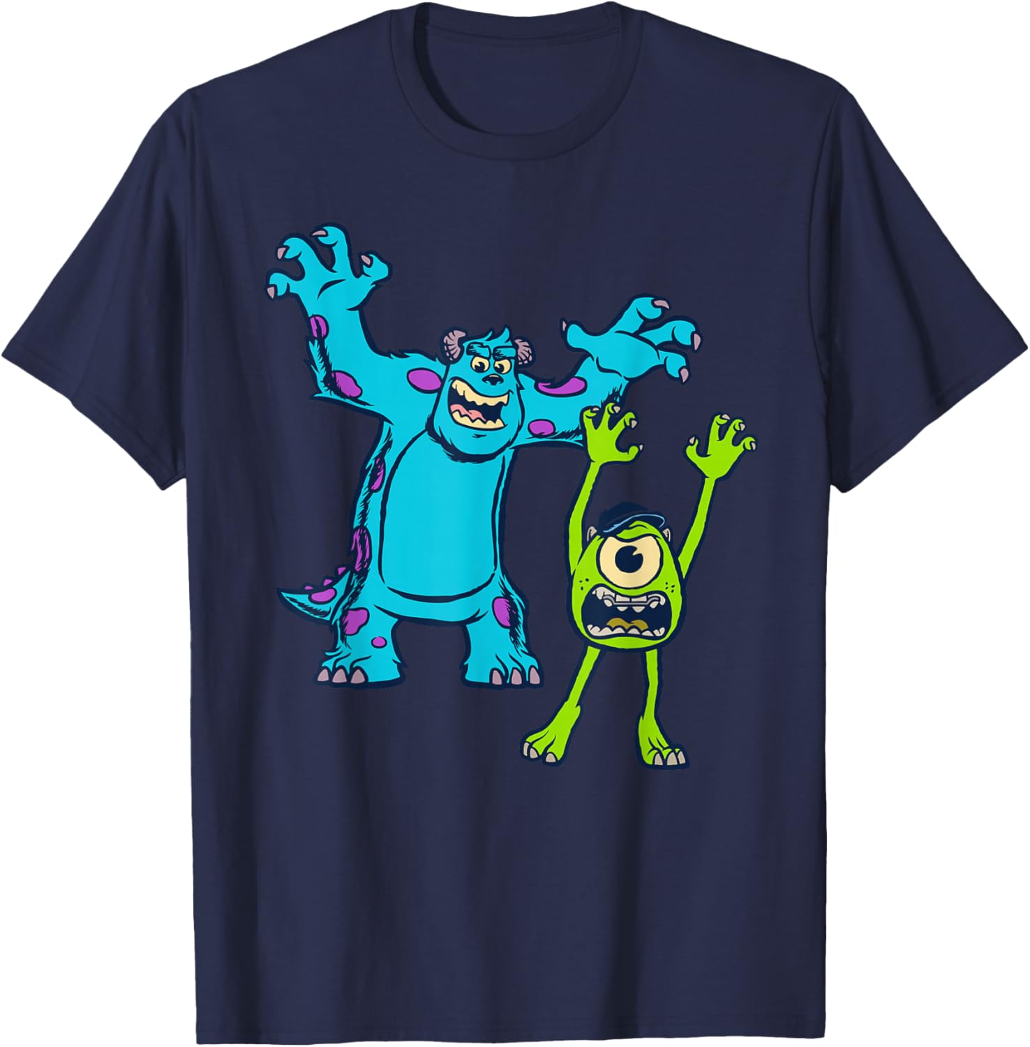 Cute Disney Pixar Monsters University Sulley and Mike T-Shirt for Kids - 10
