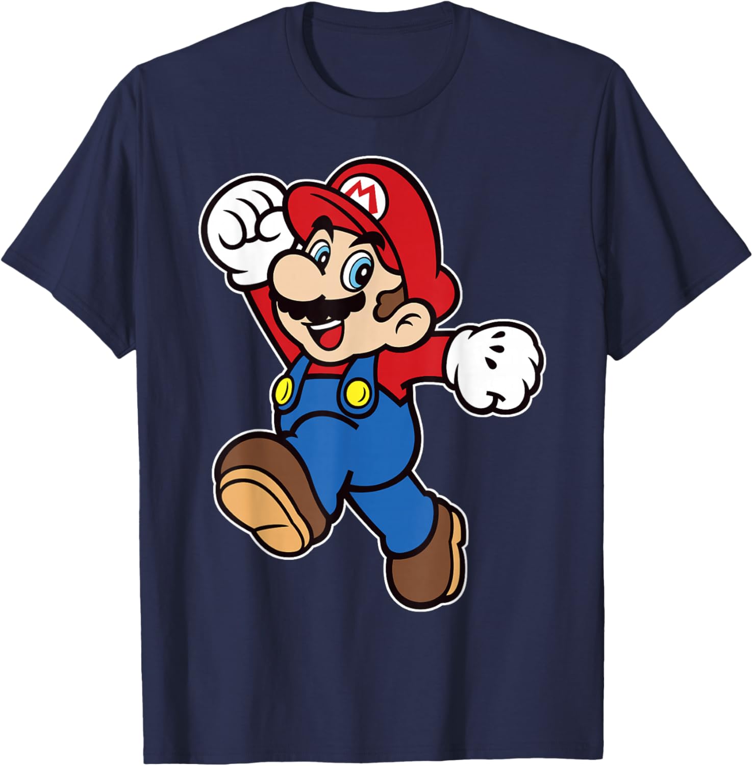 Super Mario Classic Jump Portrait T-Shirt for Gamers and Fans - 10