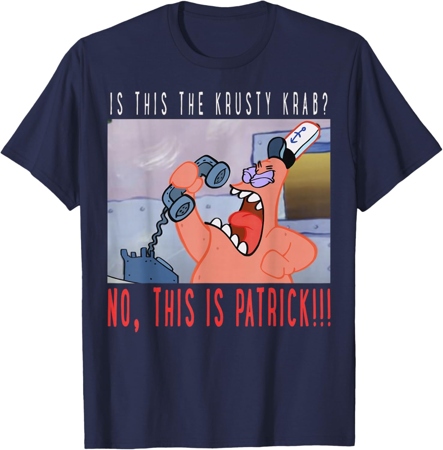 SpongeBob SquarePants No This Is Patrick T-Shirt for Fans and Collectors - 8