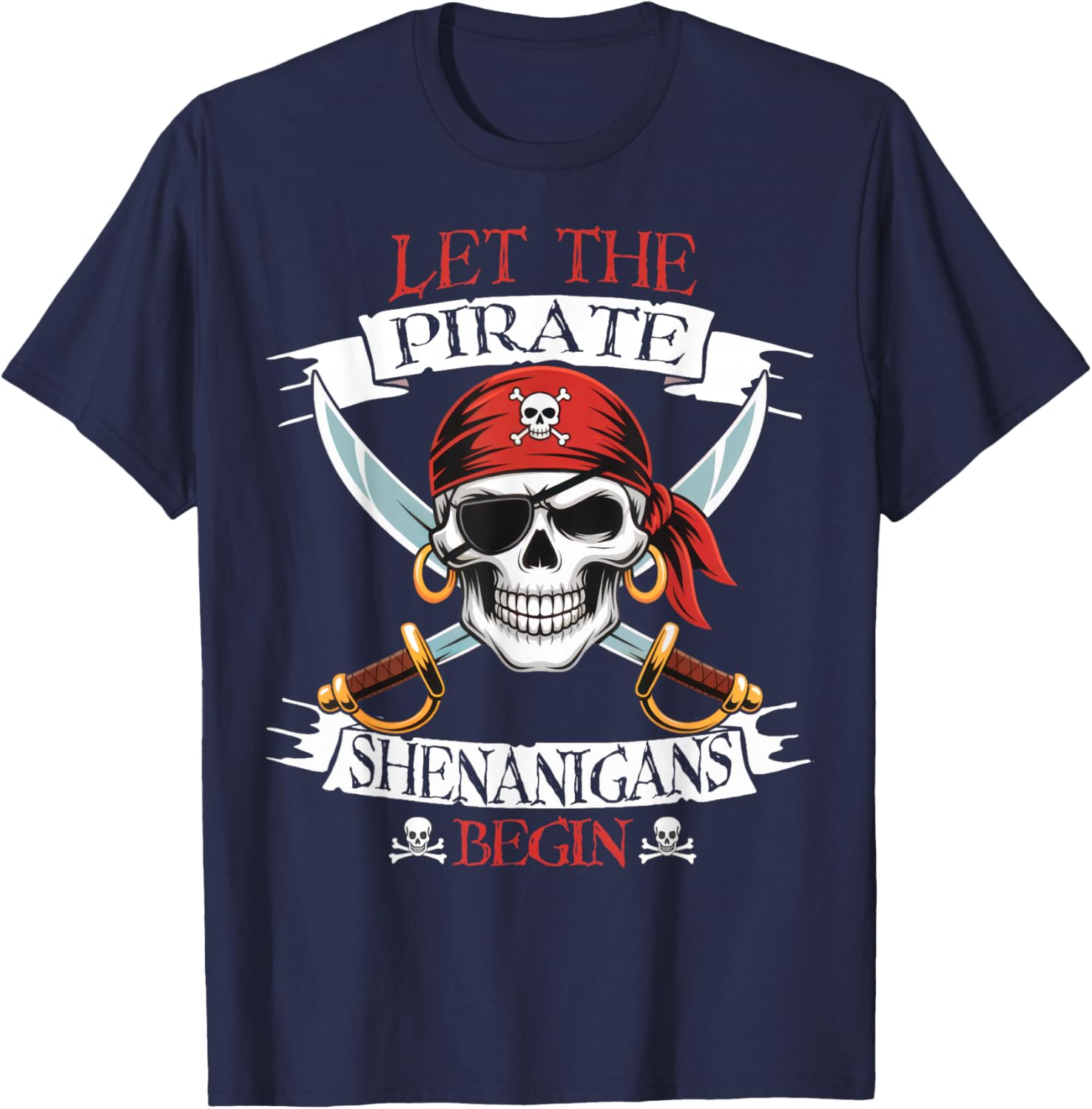 Pirate Shenanigans Skull T-Shirt for Boys - Perfect Halloween Costume! - 26
