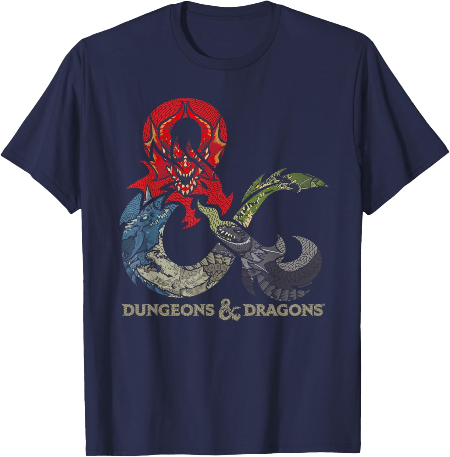 Dungeons and Dragons Dragon Ampersand Logo T-Shirt for Fans and Gamers - 4
