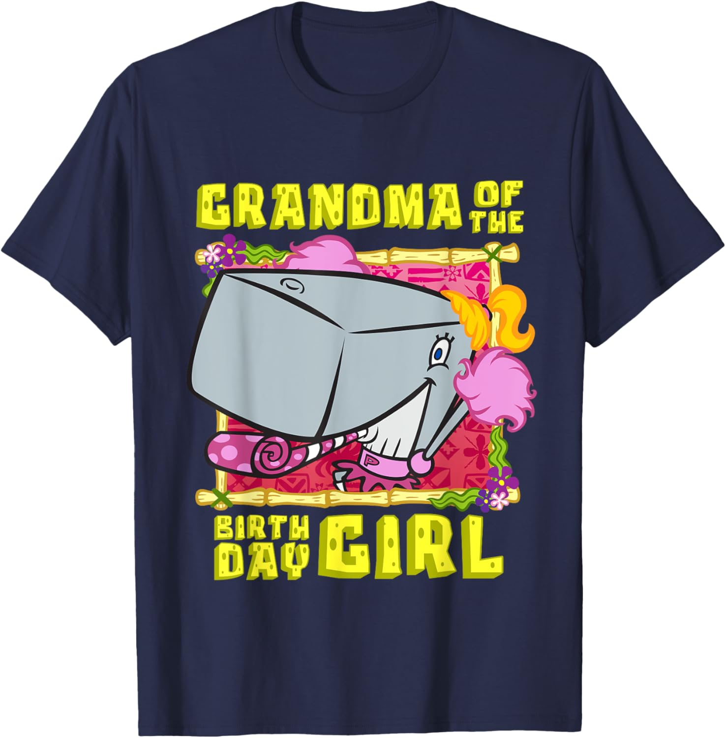 SpongeBob Pearl Grandma T-Shirt for Birthday Girls - Fun Grandmother Gift - 1
