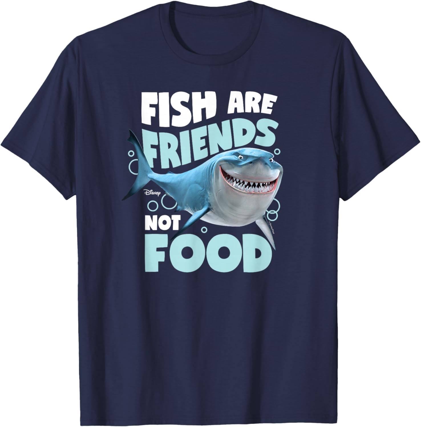 Finding Nemo Fish Are Friends Not Food T-Shirt for Fun Ocean Lovers - 13