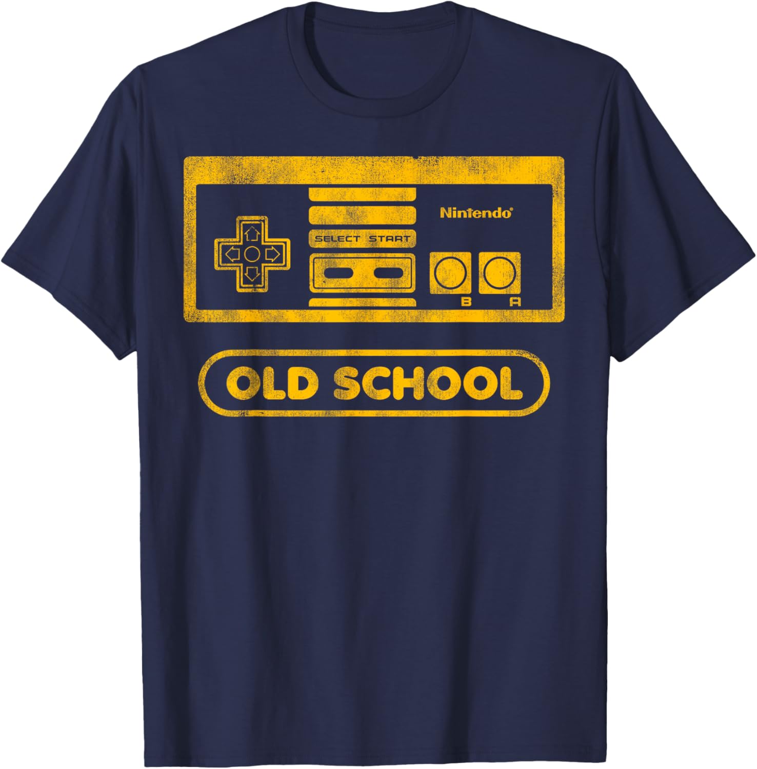 Retro Nintendo NES Controller Graphic T-Shirt for Gamers - Vintage Style - 3