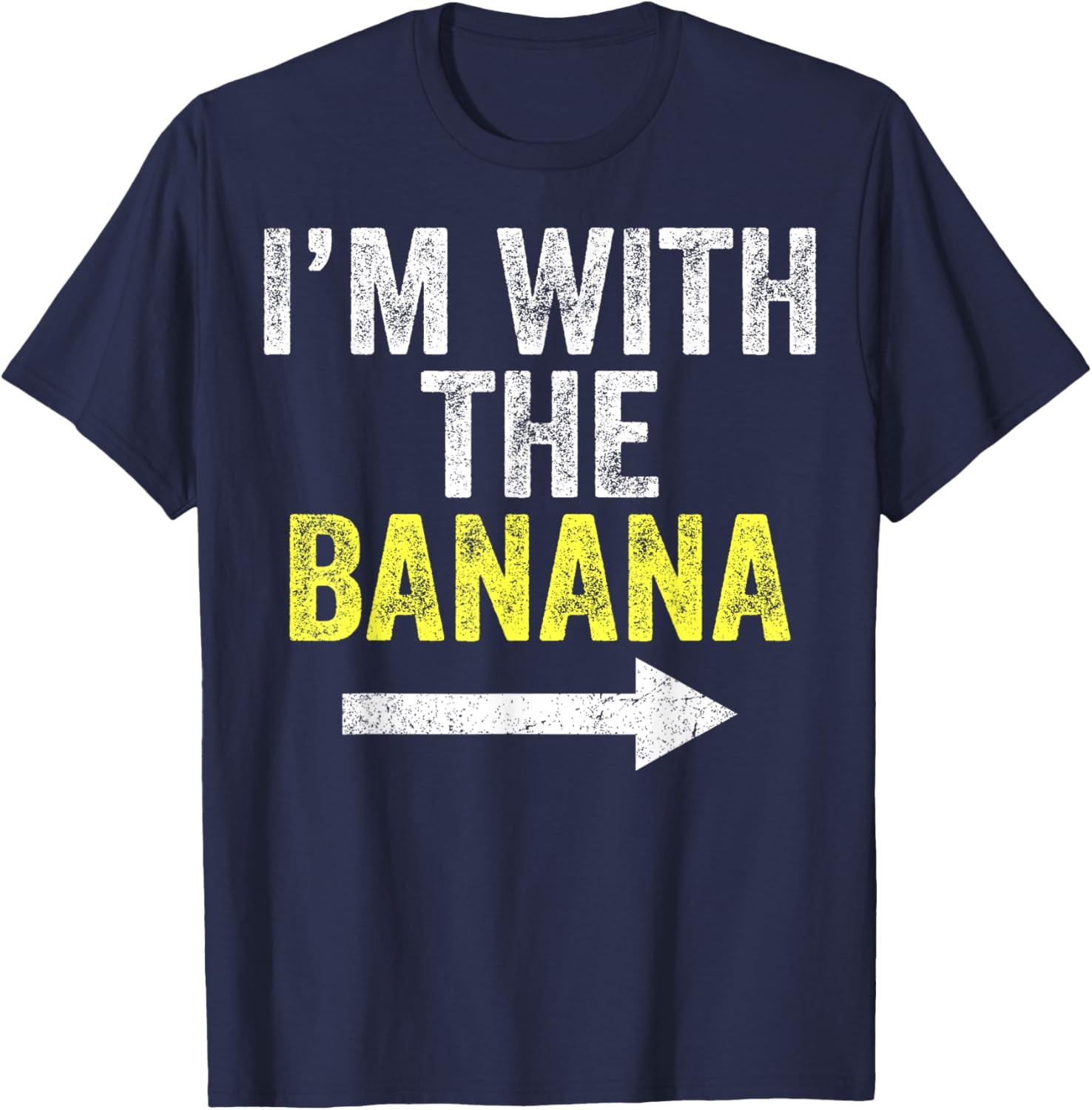 Adorable I'm With The Banana Costume Matching Couple T-Shirt - 16