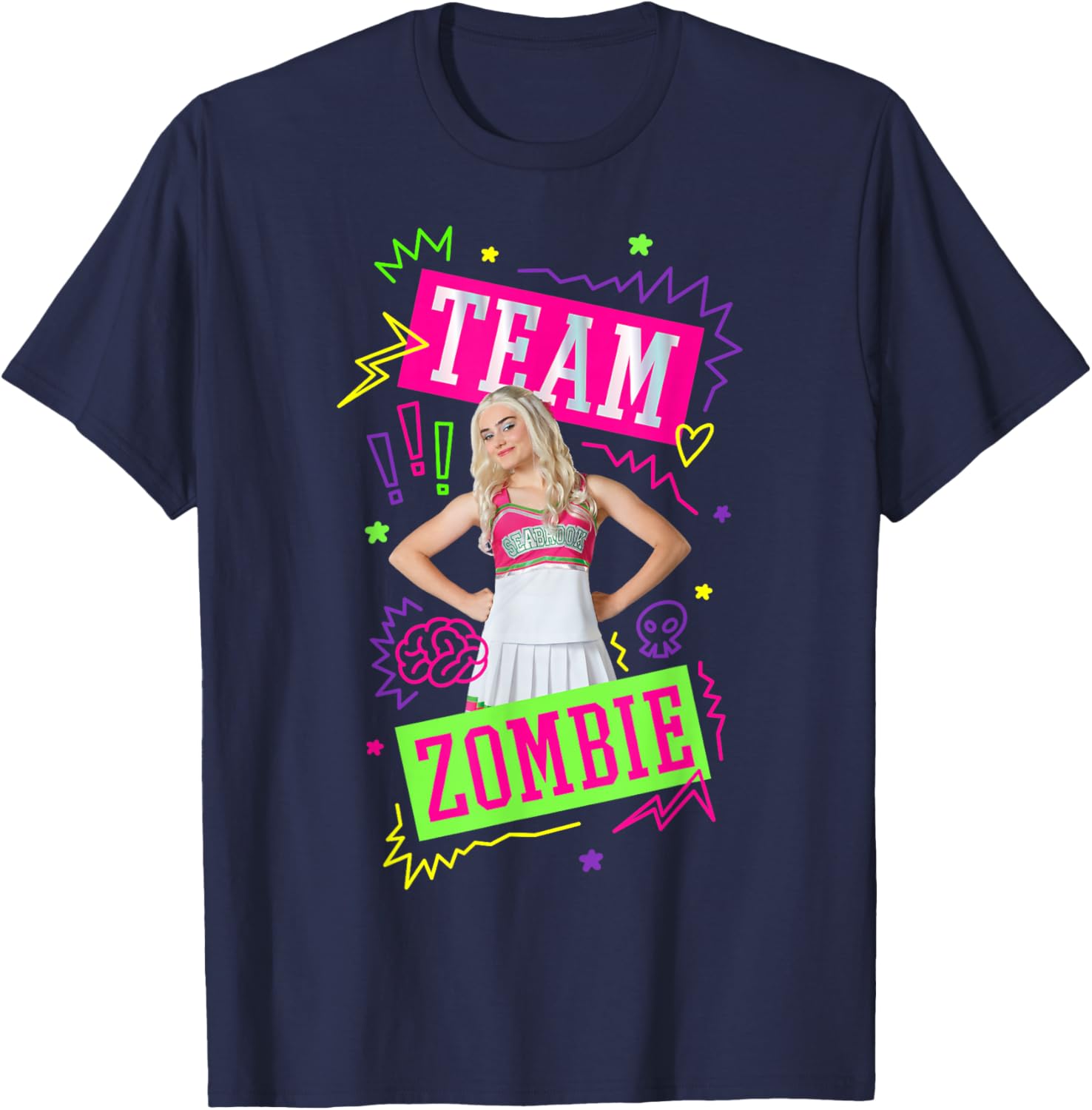 Disney Zombies Addison Team Poster T-Shirt for Fans of Fun Style - 10