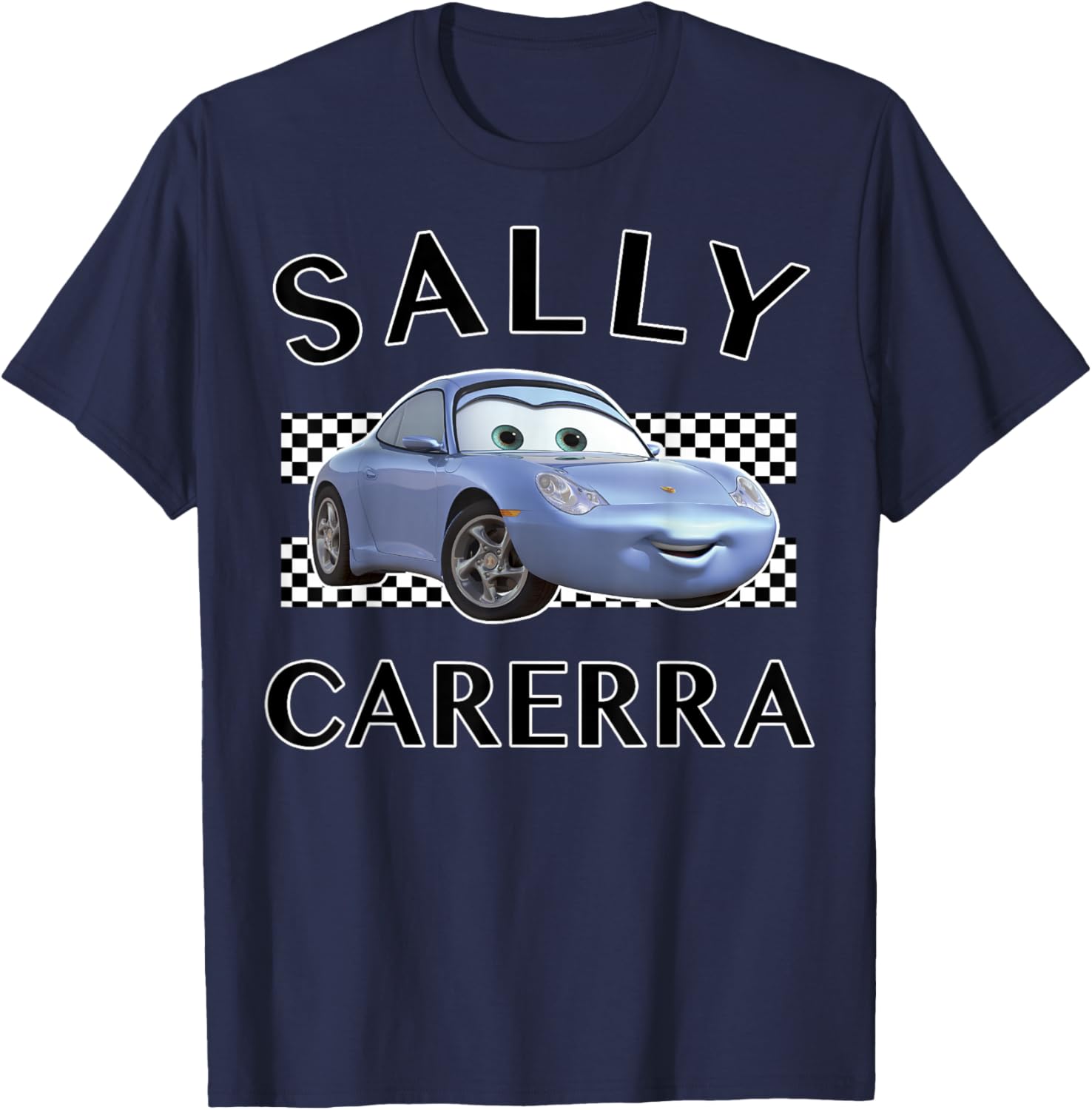 Disney Pixar Cars Sally Carrera Finish Graphic T-Shirt for Fans - 6