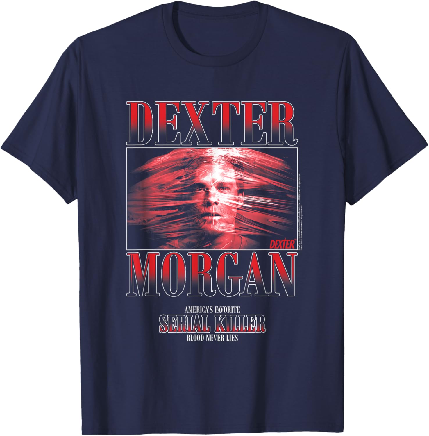 Dexter Retro 90's TV Shows T-Shirt Cool and Unique Graphic Tee - 2