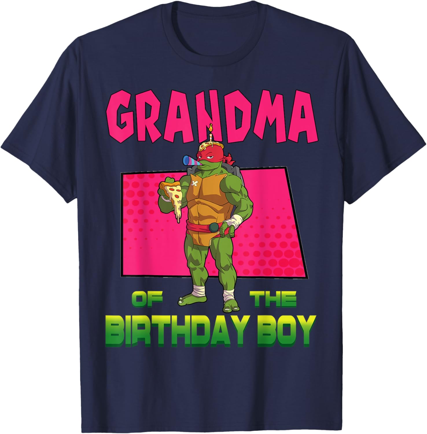 Mademark Raphael Birthday Boy Pizza Party T-Shirt for Kids - 21