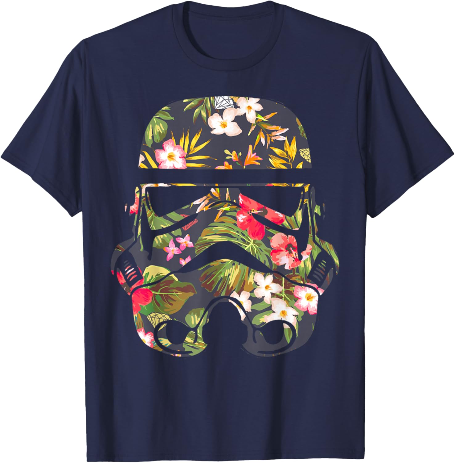 Star Wars Tropical Stormtrooper Floral Print T-Shirt for Fans - 9