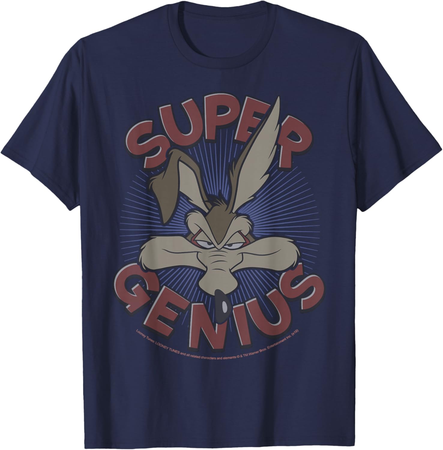 Wile E. Coyote Super Genius T-Shirt - Fun Looney Tunes Apparel for Fans - 4