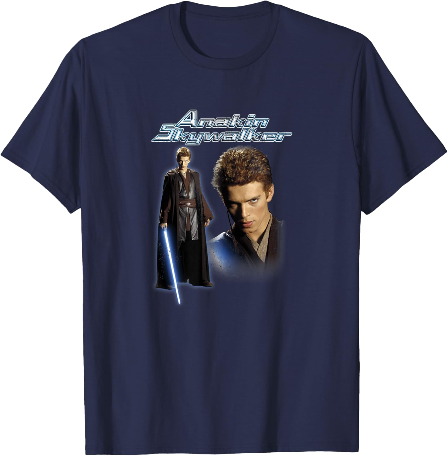 Star Wars Anakin Skywalker Portrait T-Shirt for Fans and Collectors - 13