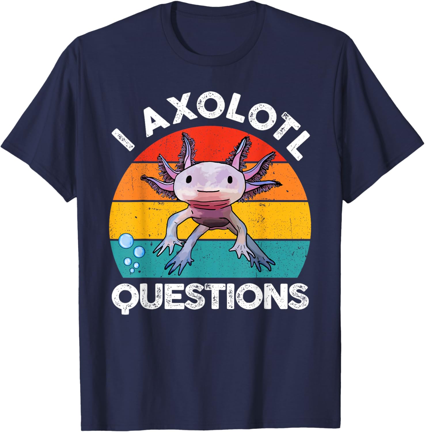 Cute Axolotl Questions Graphic Kids T-Shirt Fun and Stylish Gift for Kids - 20