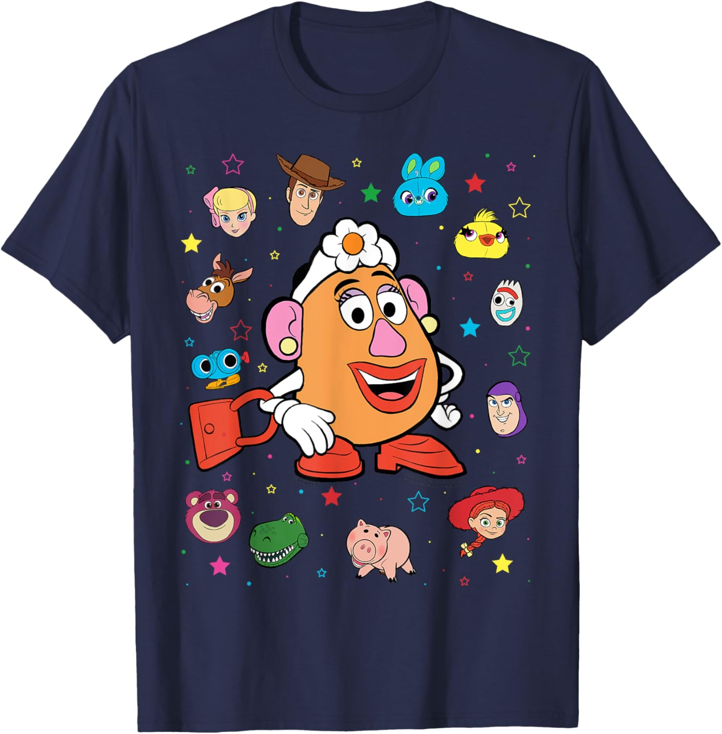 Fun Toy Story Mrs. Potato Head Costume T-Shirt for Kids and Adults - 13