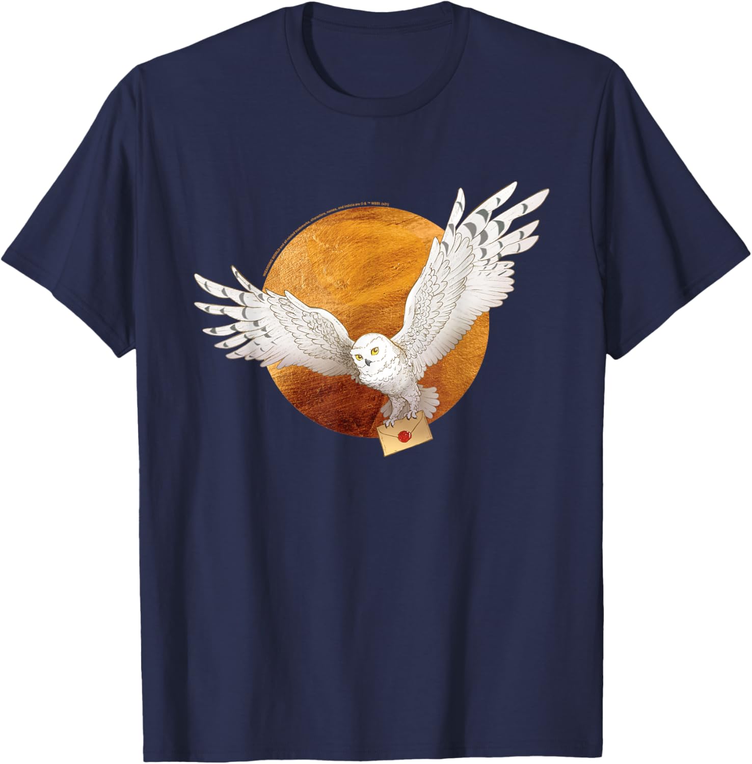 Harry Potter Hedwig T-Shirt Featuring Moon Design - Magical Apparel for Fans - 7