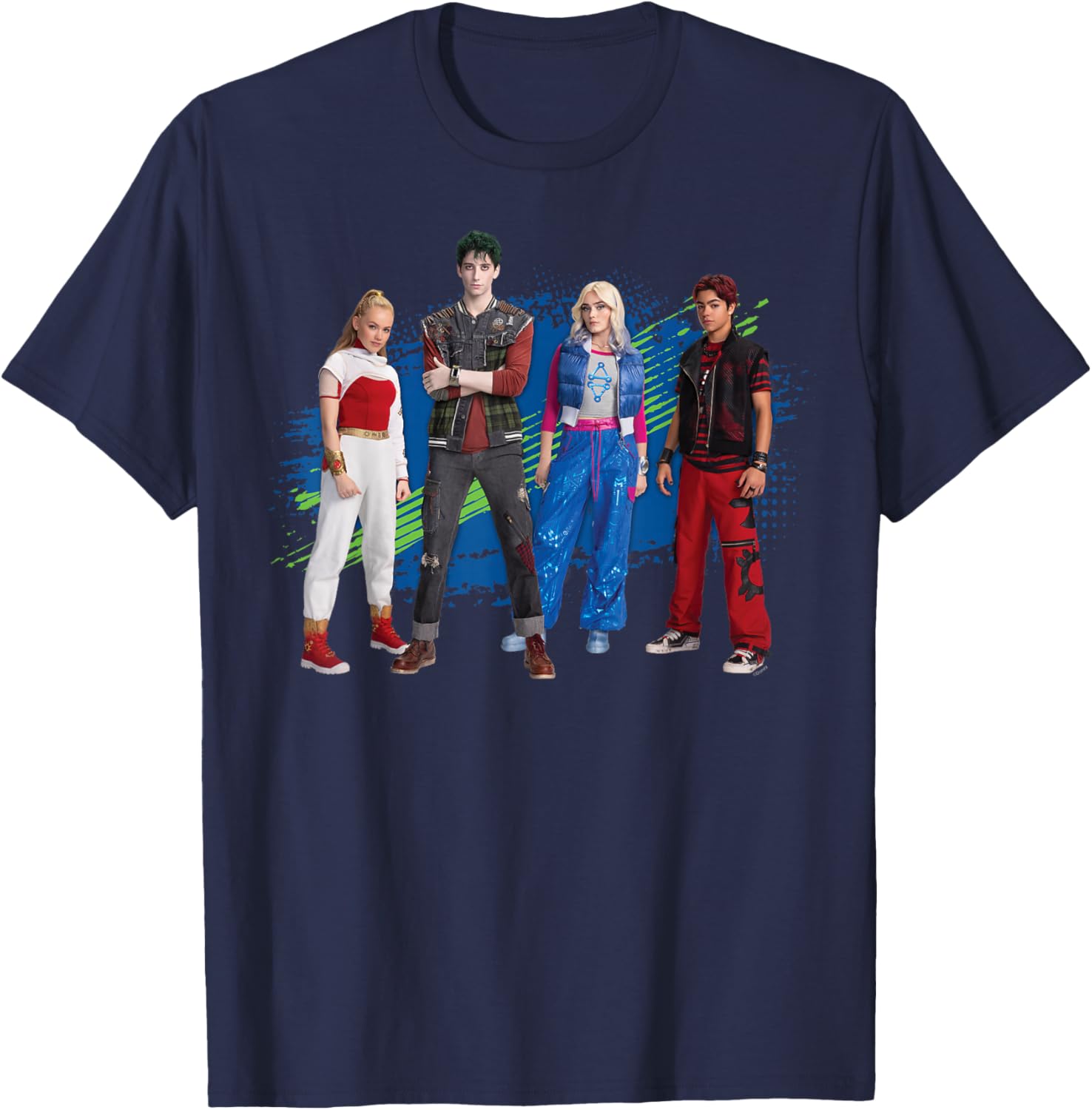 Disney Zombies 4 T-Shirt featuring Nova, Victor, Zed, and Addison - 4