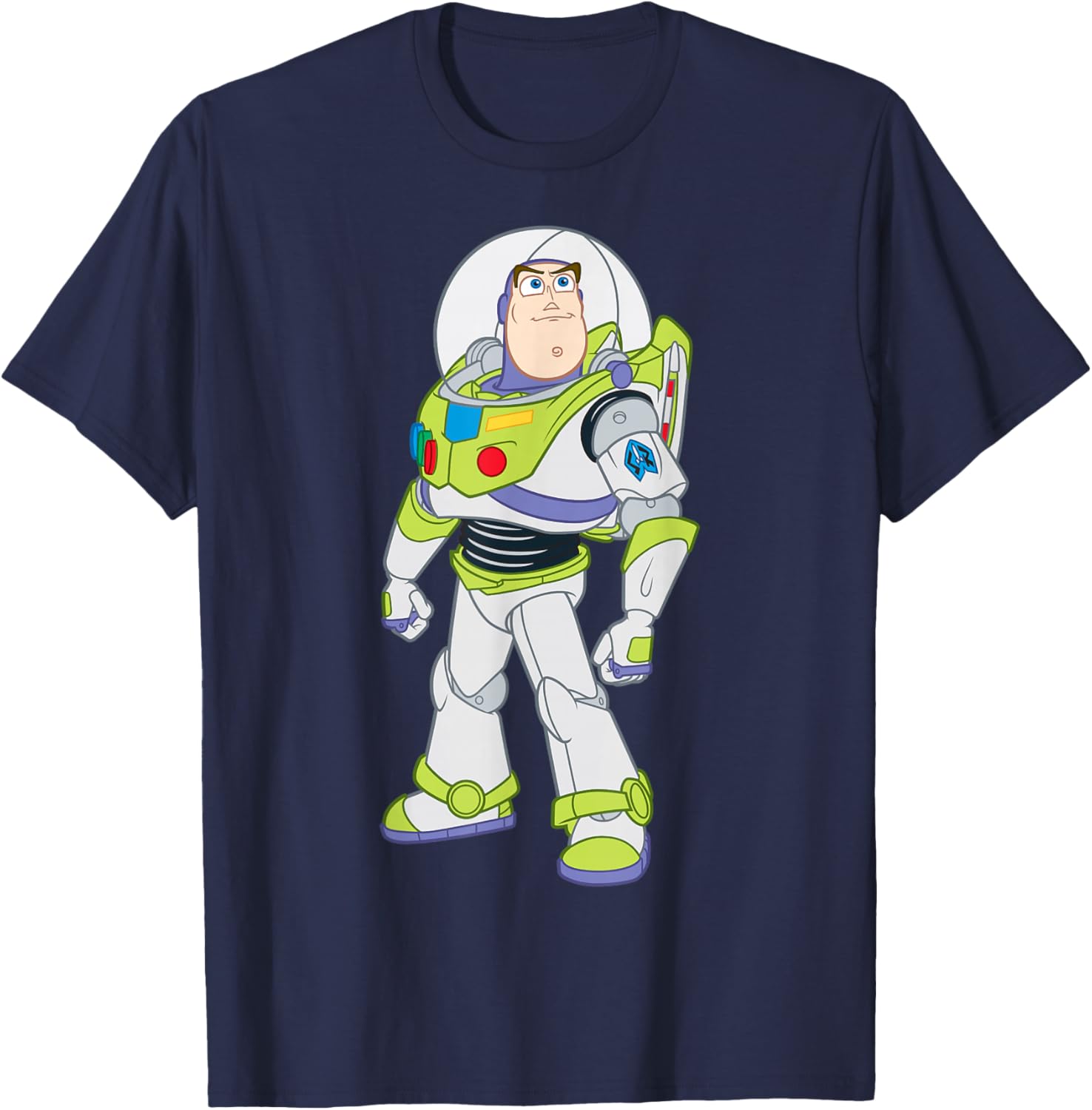 Buzz Lightyear Strong Pose T-Shirt for Kids and Adults Fun Cartoon Apparel - 7