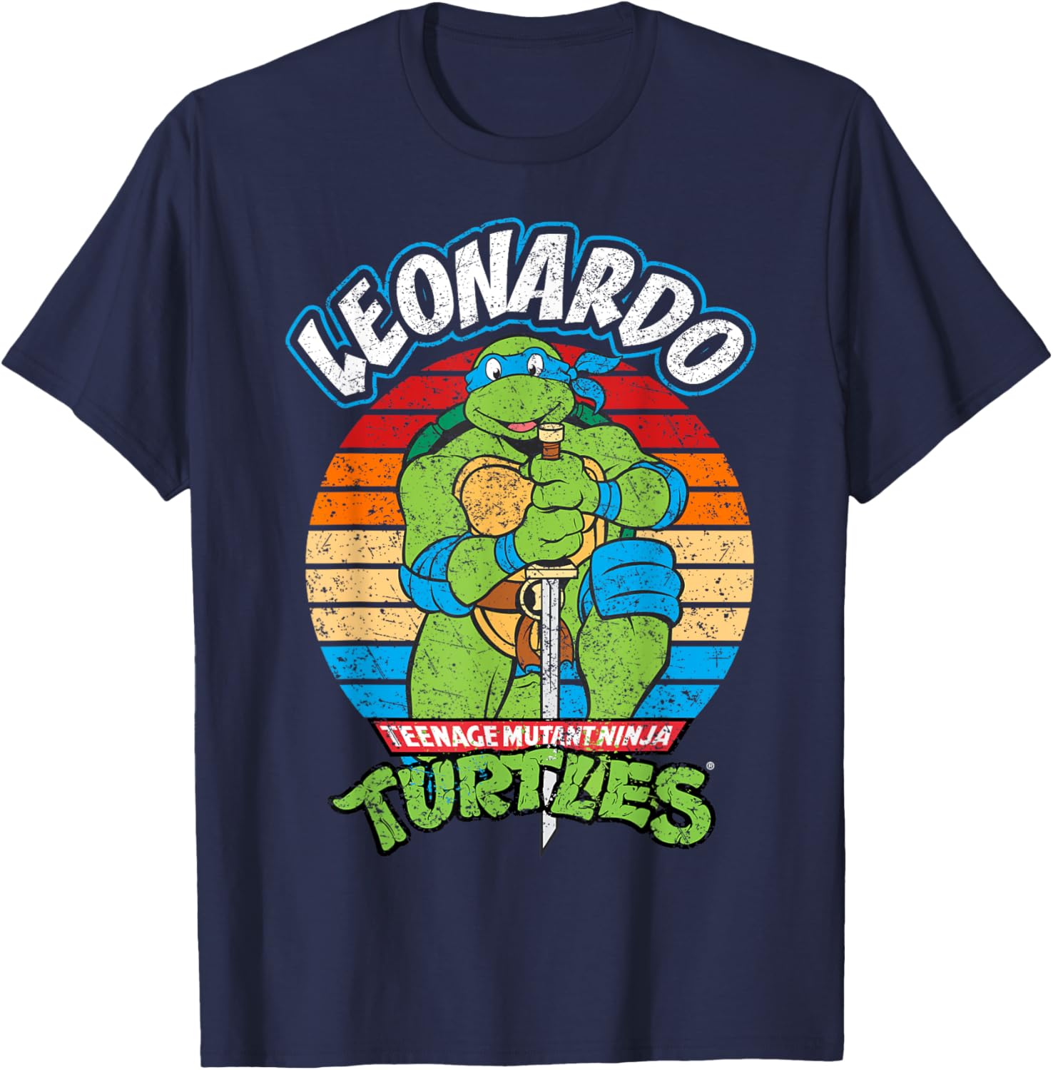 Teenage Mutant Ninja Turtles Leonardo Action T-Shirt for Fans - 16