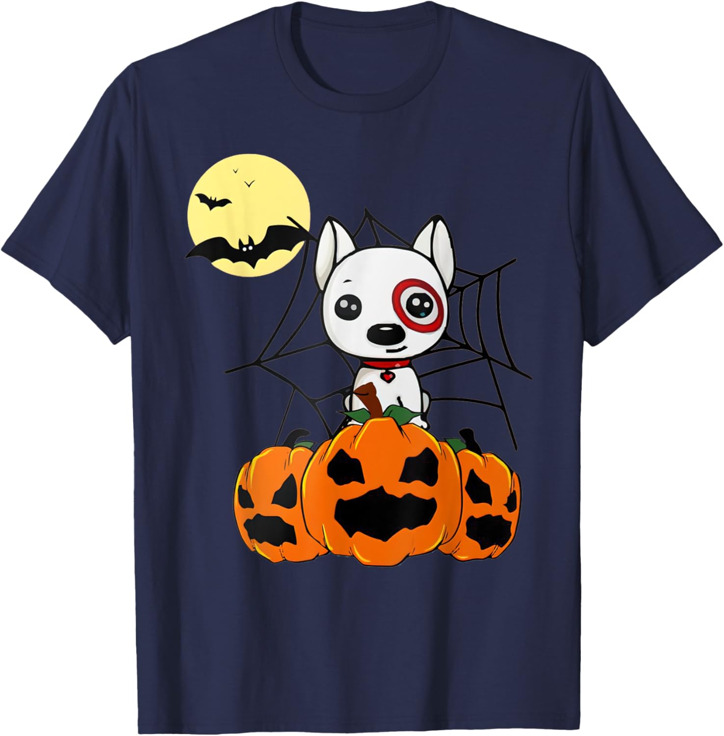Halloween Bullseye Target Team Member Sticker T-Shirt for Fun Festivities - 15