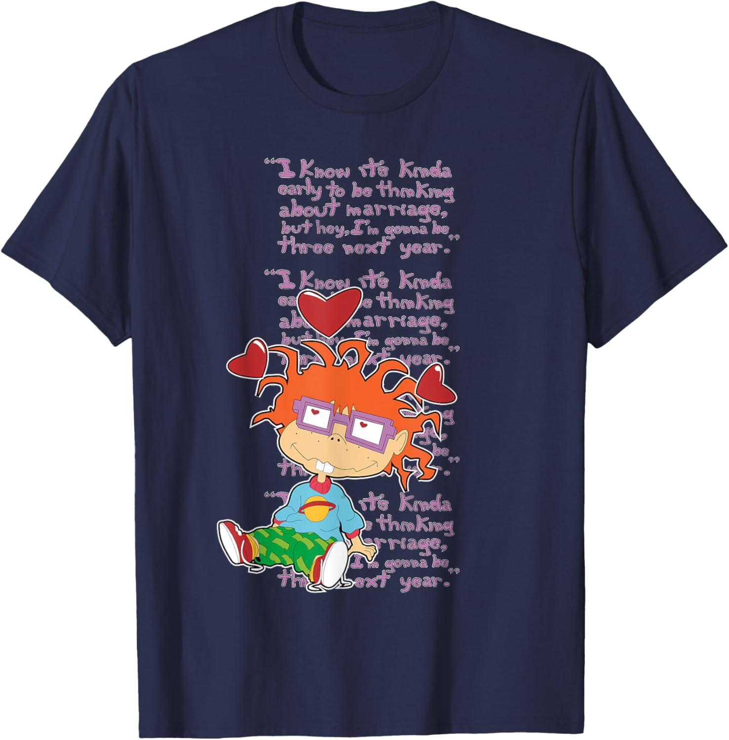 Mademark x Rugrats Chuckie T-Shirt I Know Its Kinda Early to Be Thinking - 3