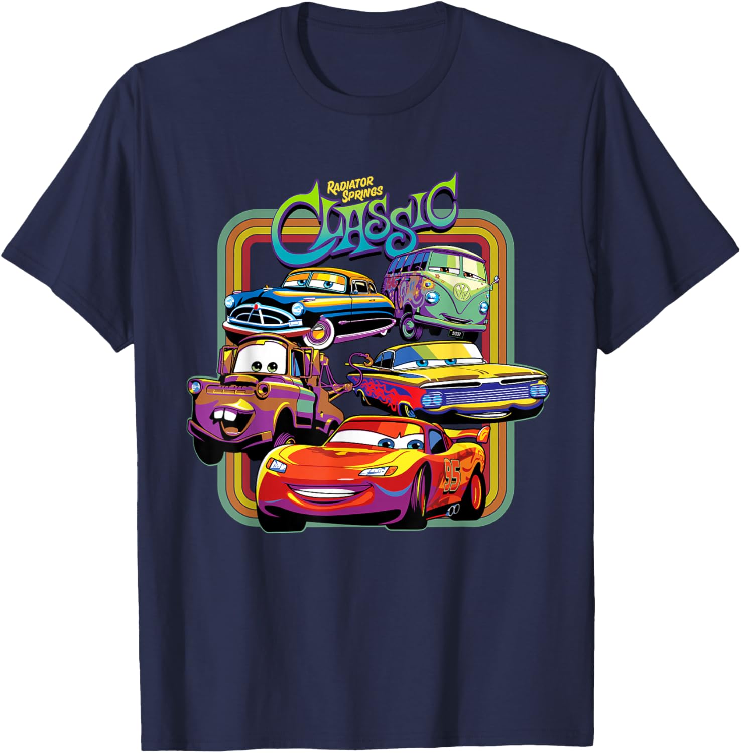 Disney PIXAR Cars Radiator Springs Classic T-Shirt for Kids and Adults - 12